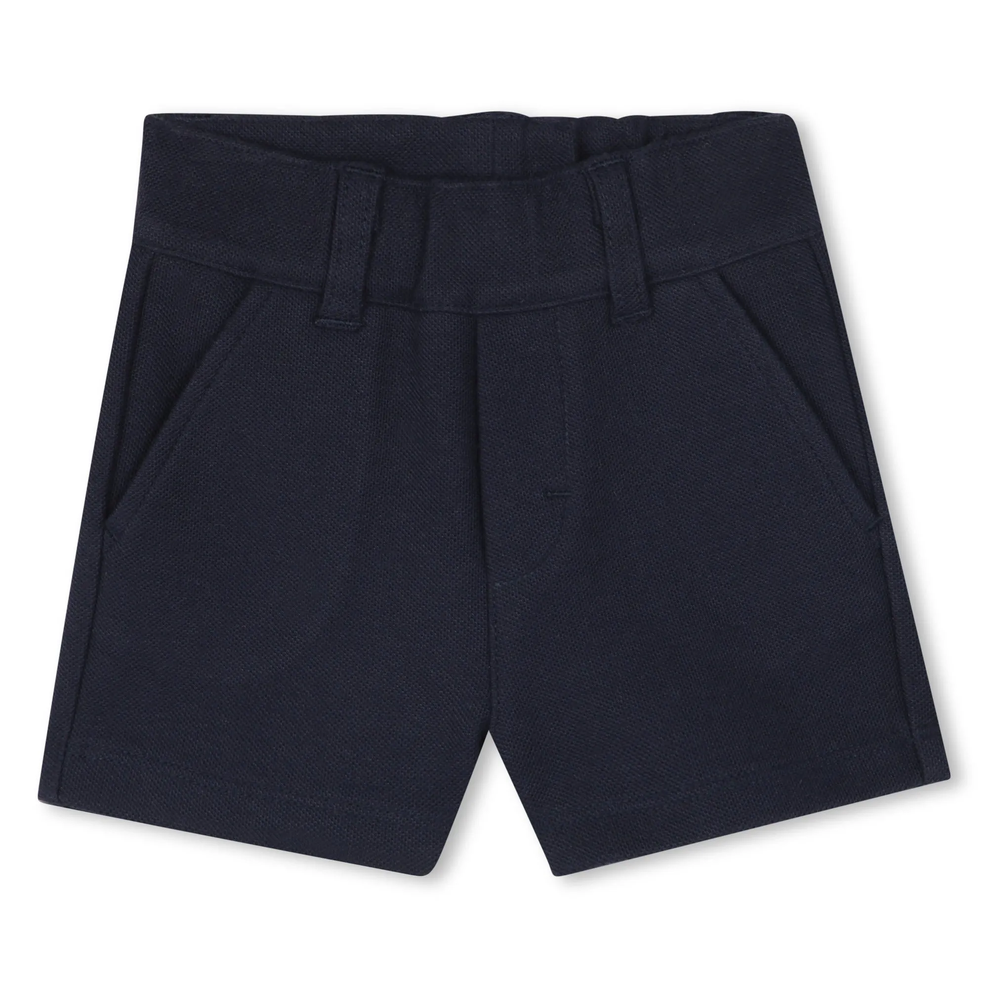 Pale Blue Polo Shorts Set