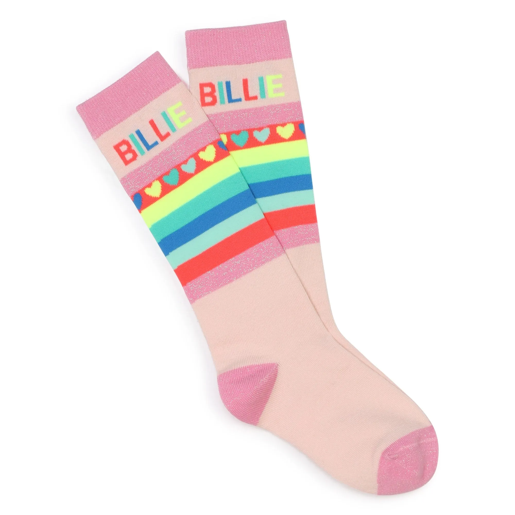 Pale Pink High Socks