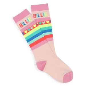 Pale Pink High Socks