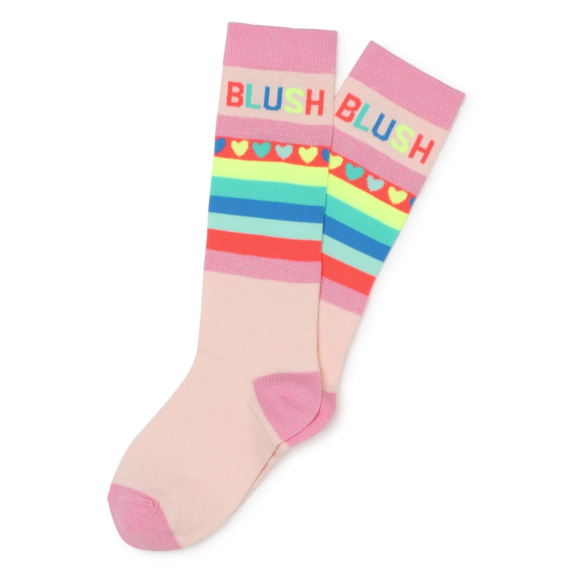Pale Pink High Socks