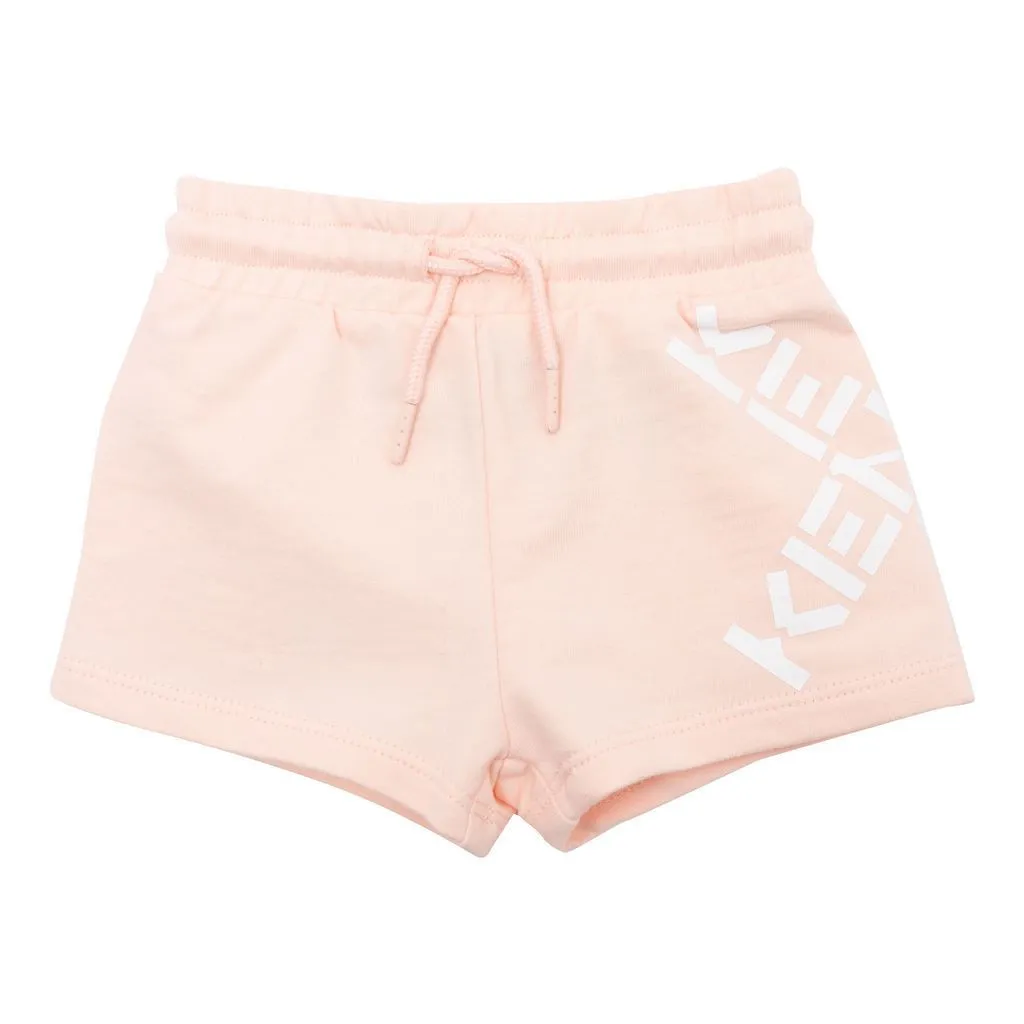 Pink X Logo Shorts