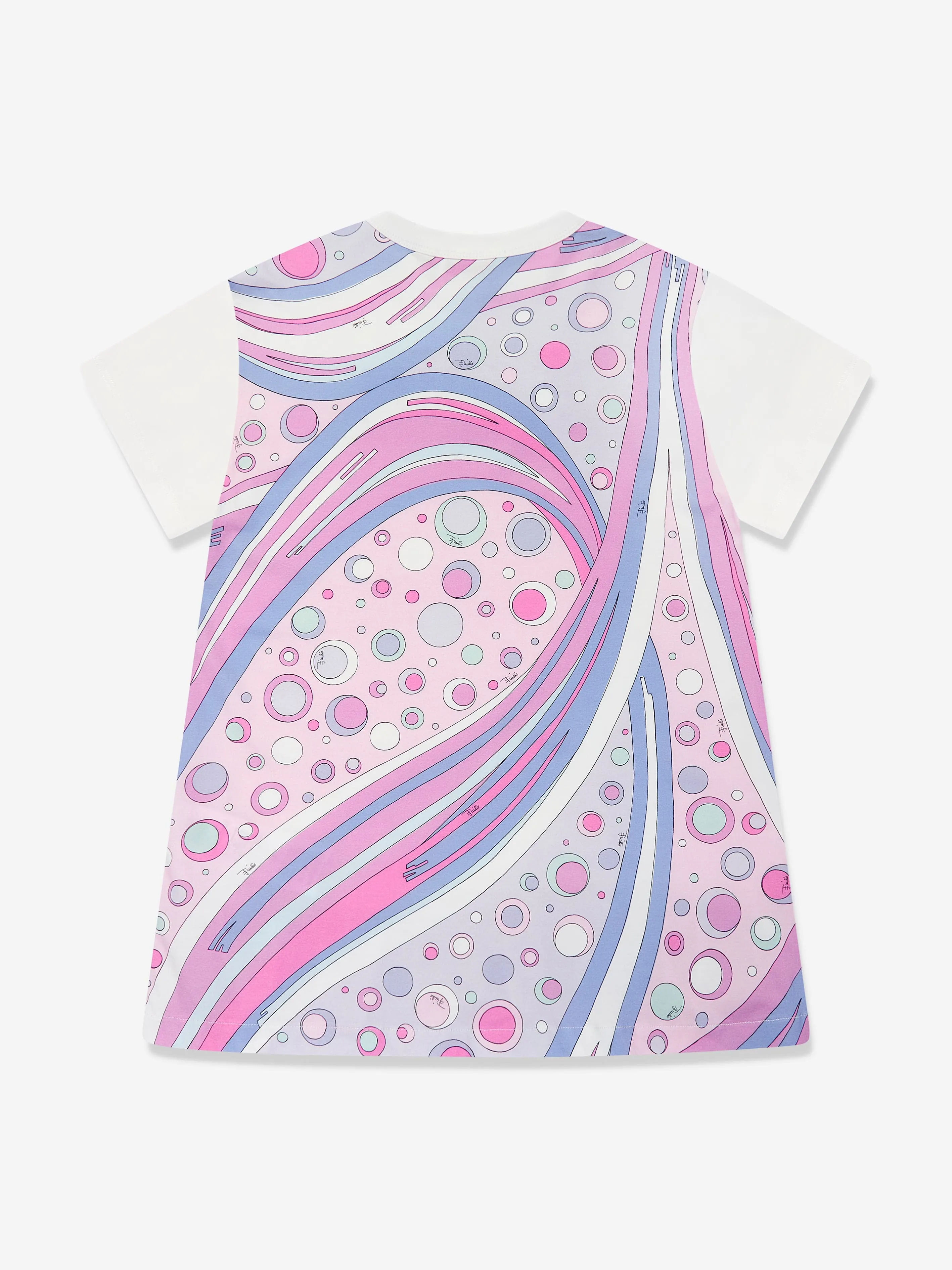 PUCCI Girls Fontane Jersey  Dress in Ivory