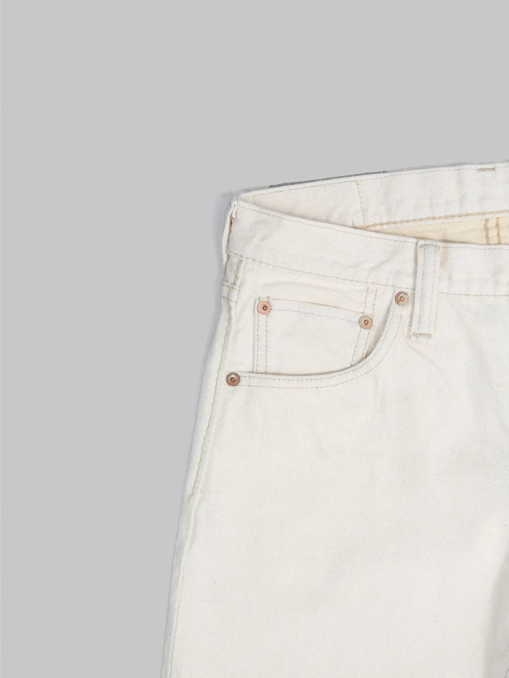 Pure Blue Japan 1172-2 14oz Ecru Denim Relaxed Tapered Jeans