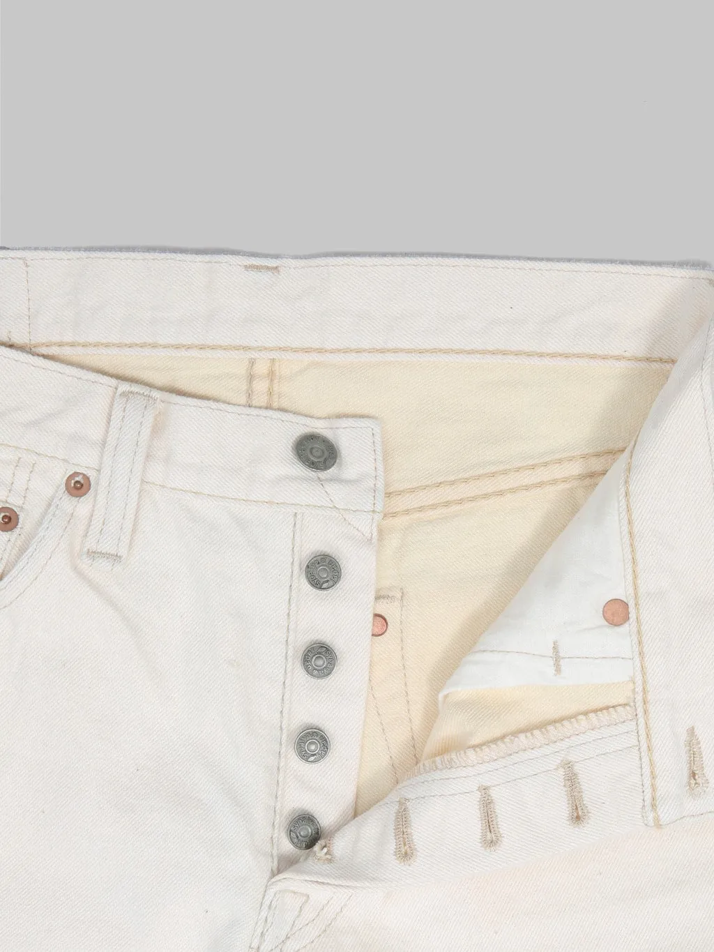 Pure Blue Japan 1172-2 14oz Ecru Denim Relaxed Tapered Jeans
