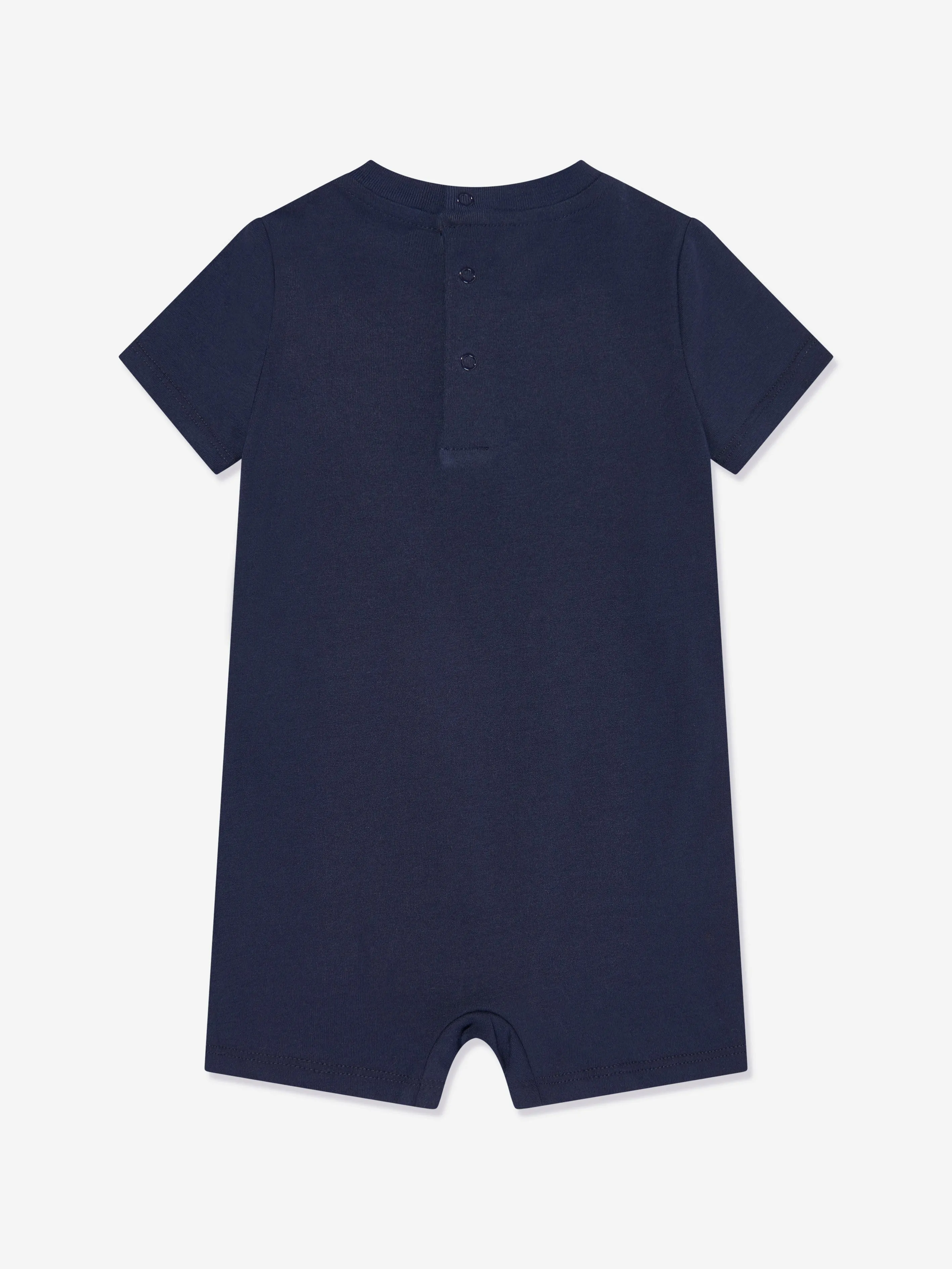 Ralph Lauren Baby Boys Dog Romper in Navy