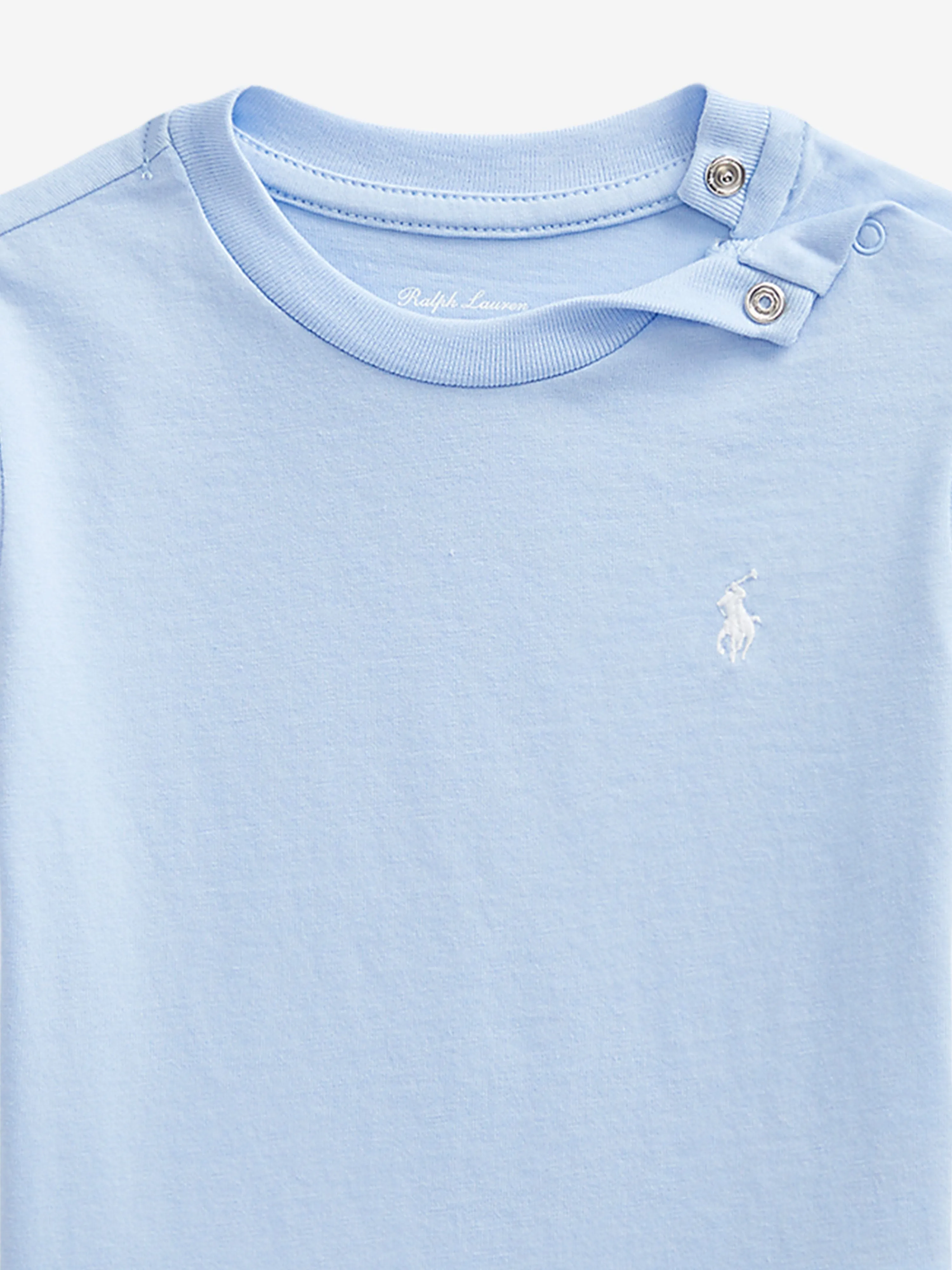 Ralph Lauren Baby Boys Logo T-Shirt in Blue