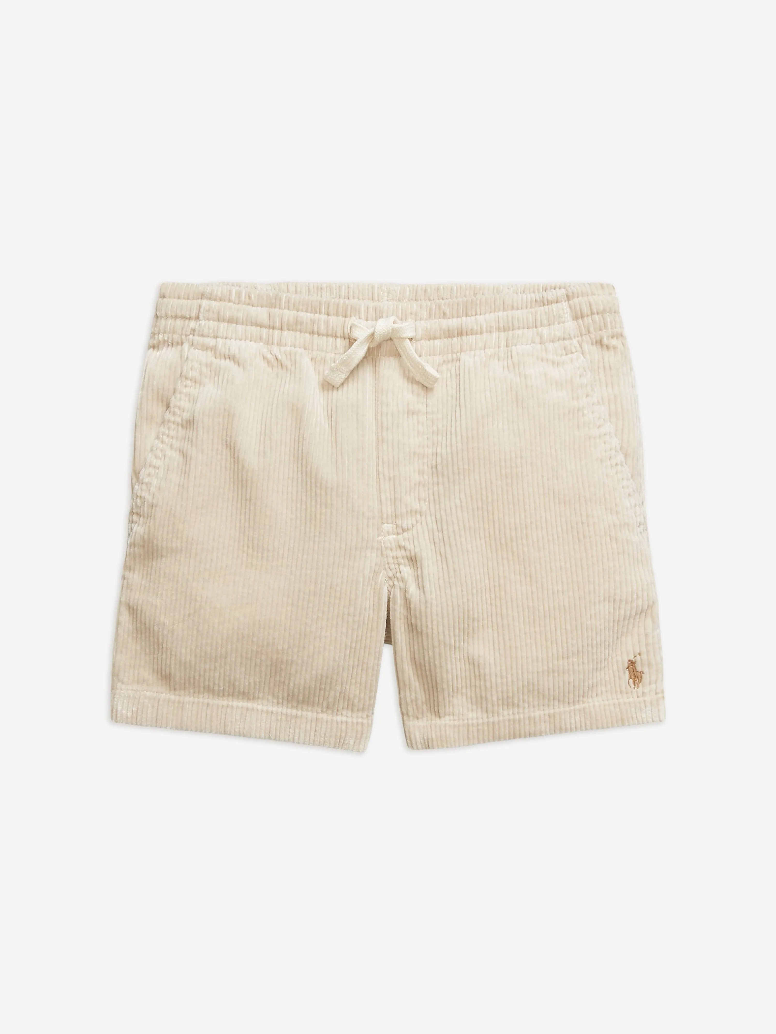 Ralph Lauren Boys Corduroy Prepster Shorts in Beige