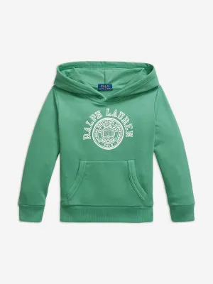 Ralph Lauren Boys Logo Hoodie in Green