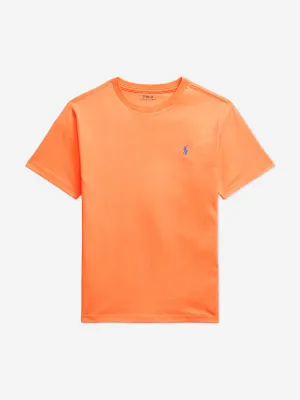 Ralph Lauren Boys Logo T-Shirt in Orange