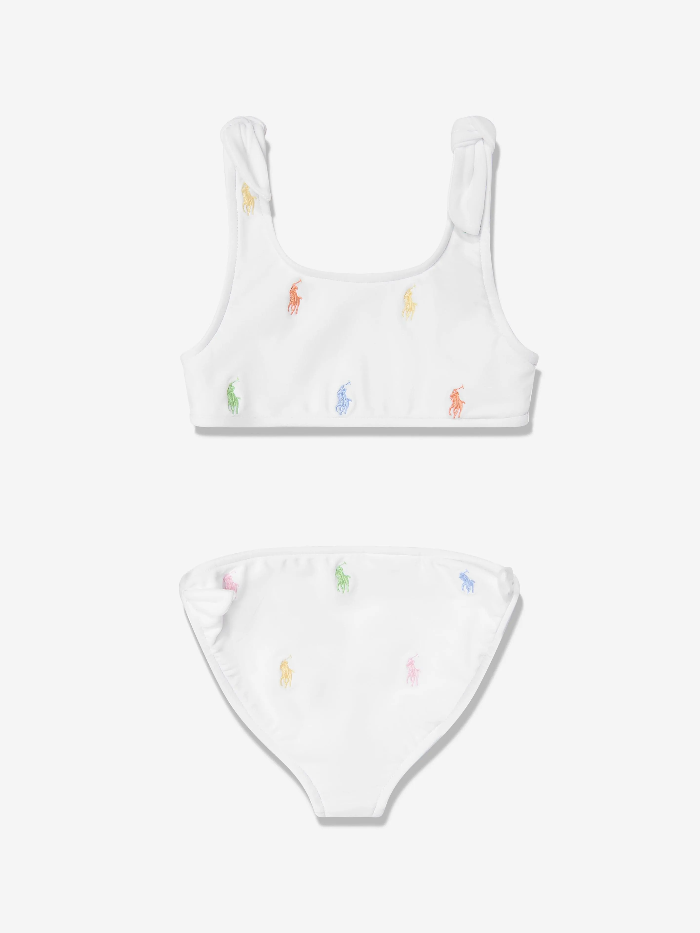 Ralph Lauren Girls Logo Bikini in White