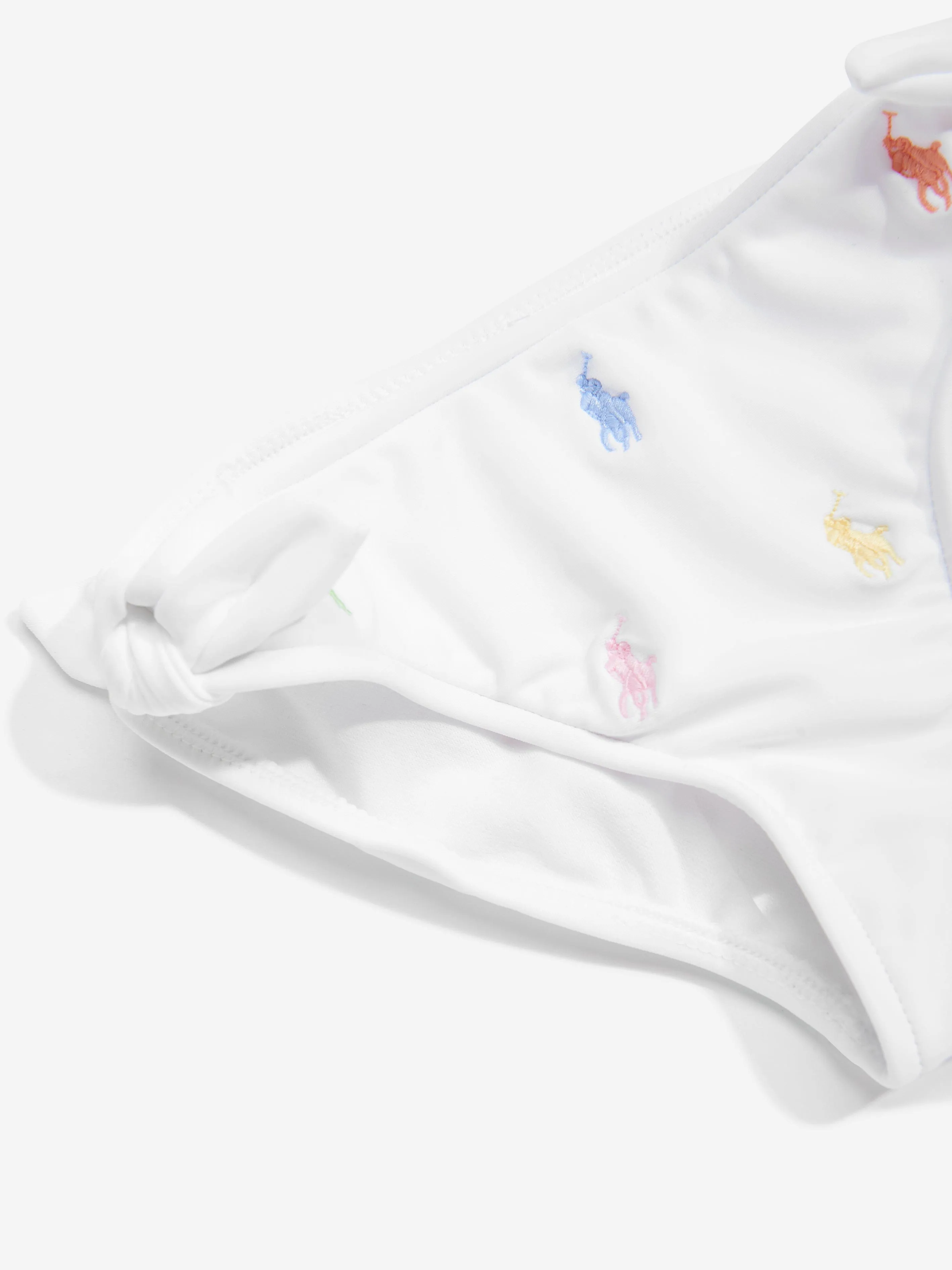 Ralph Lauren Girls Logo Bikini in White