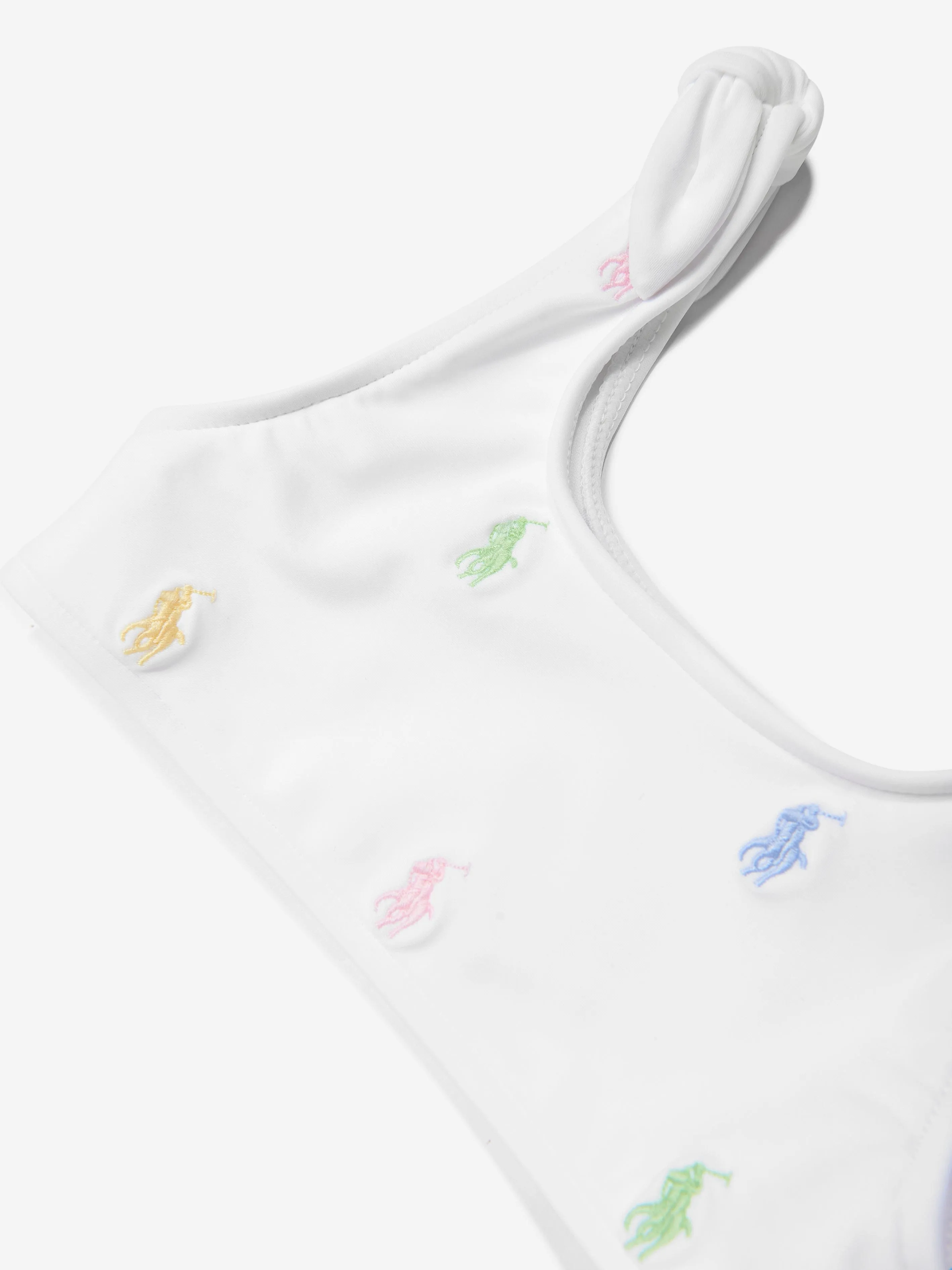 Ralph Lauren Girls Logo Bikini in White