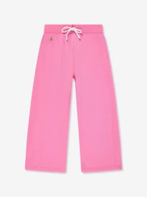 Ralph Lauren Girls Logo Joggers in Pink