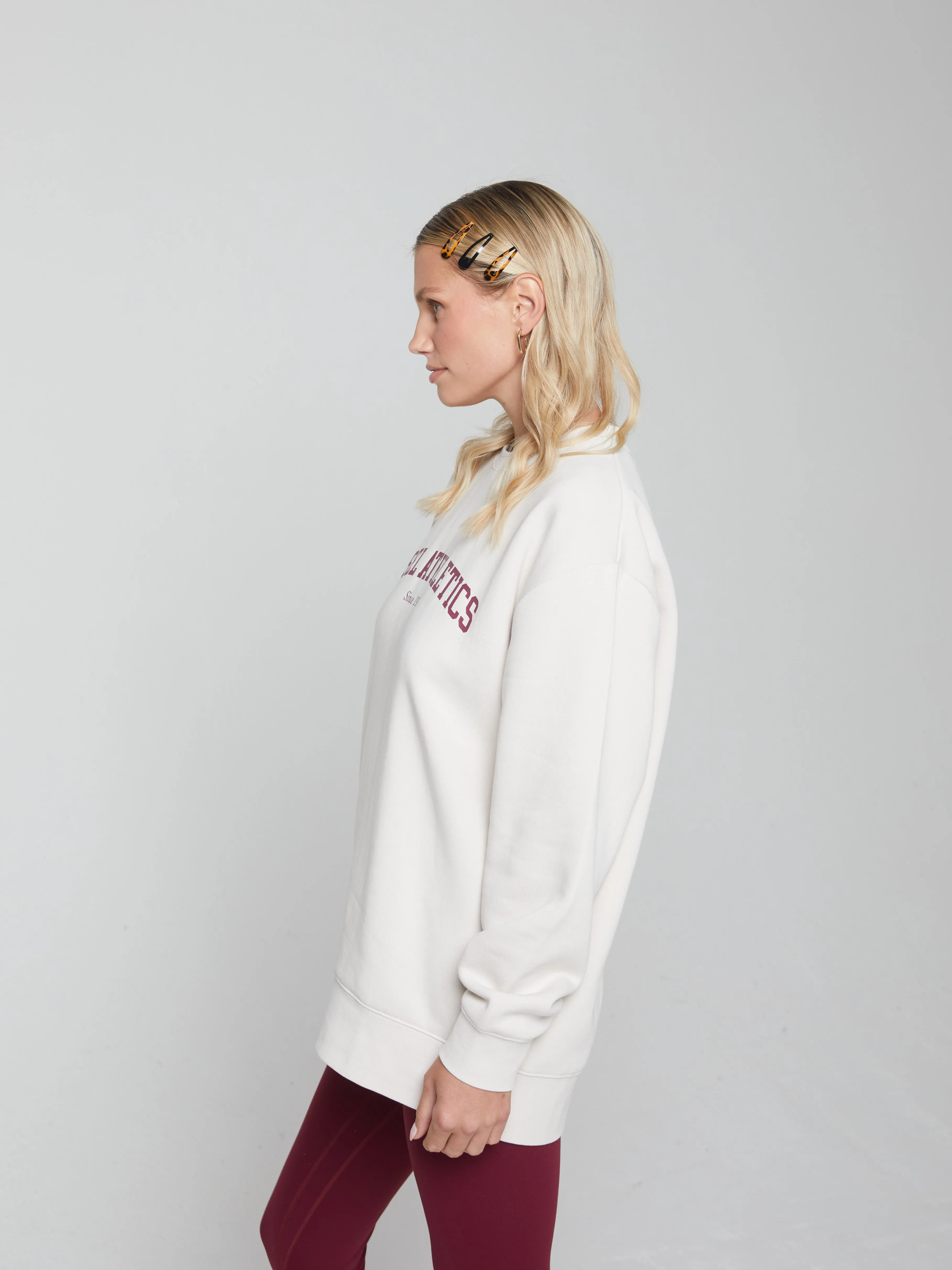 Rosa Sweatshirt Stone White