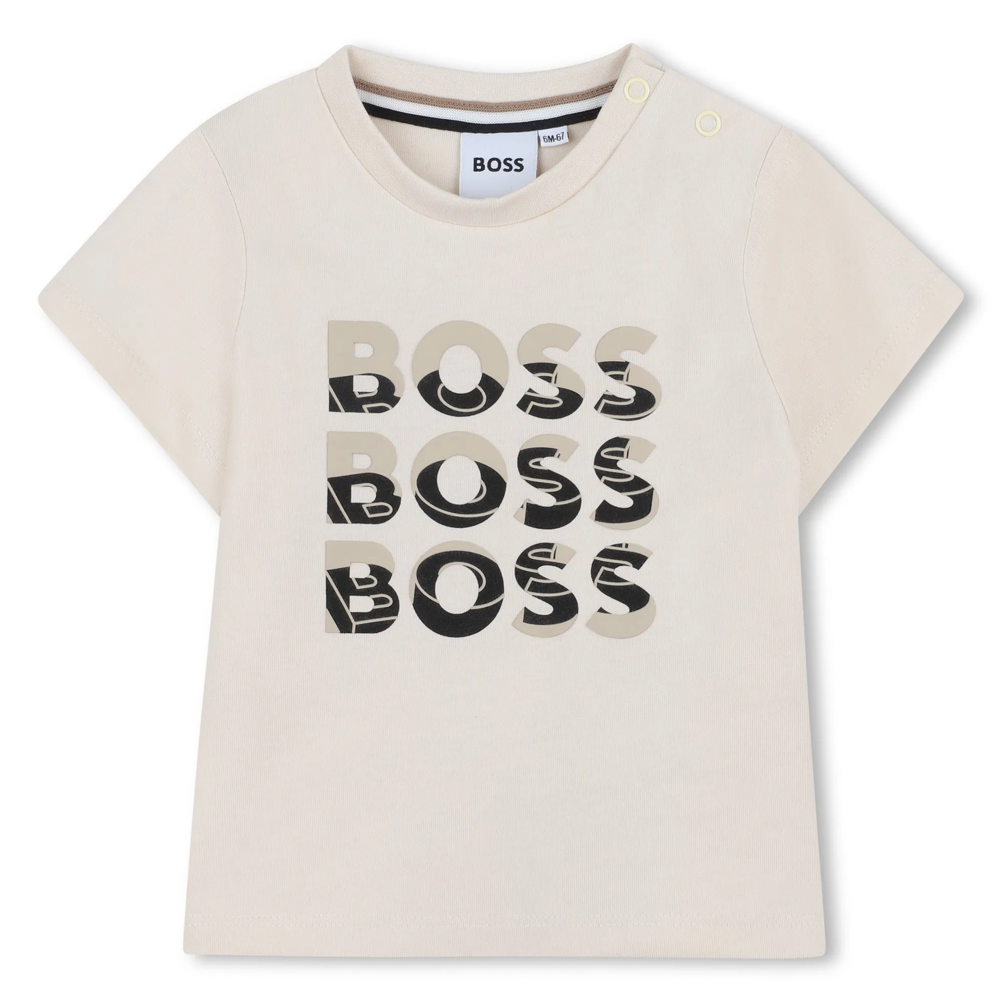 Sand Dark Overlay Logo T-Shirt