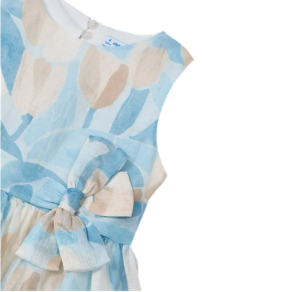 Sky Floral Printed Dress