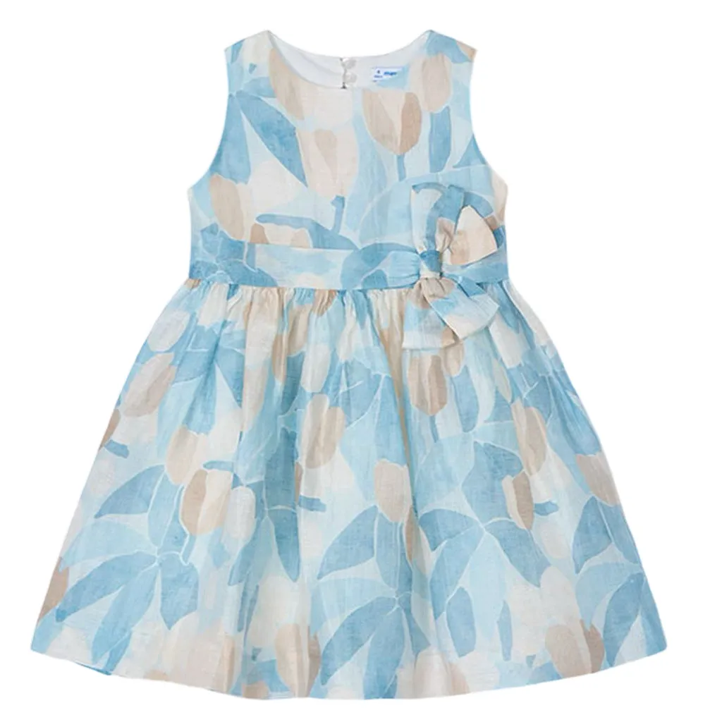 Sky Floral Printed Dress