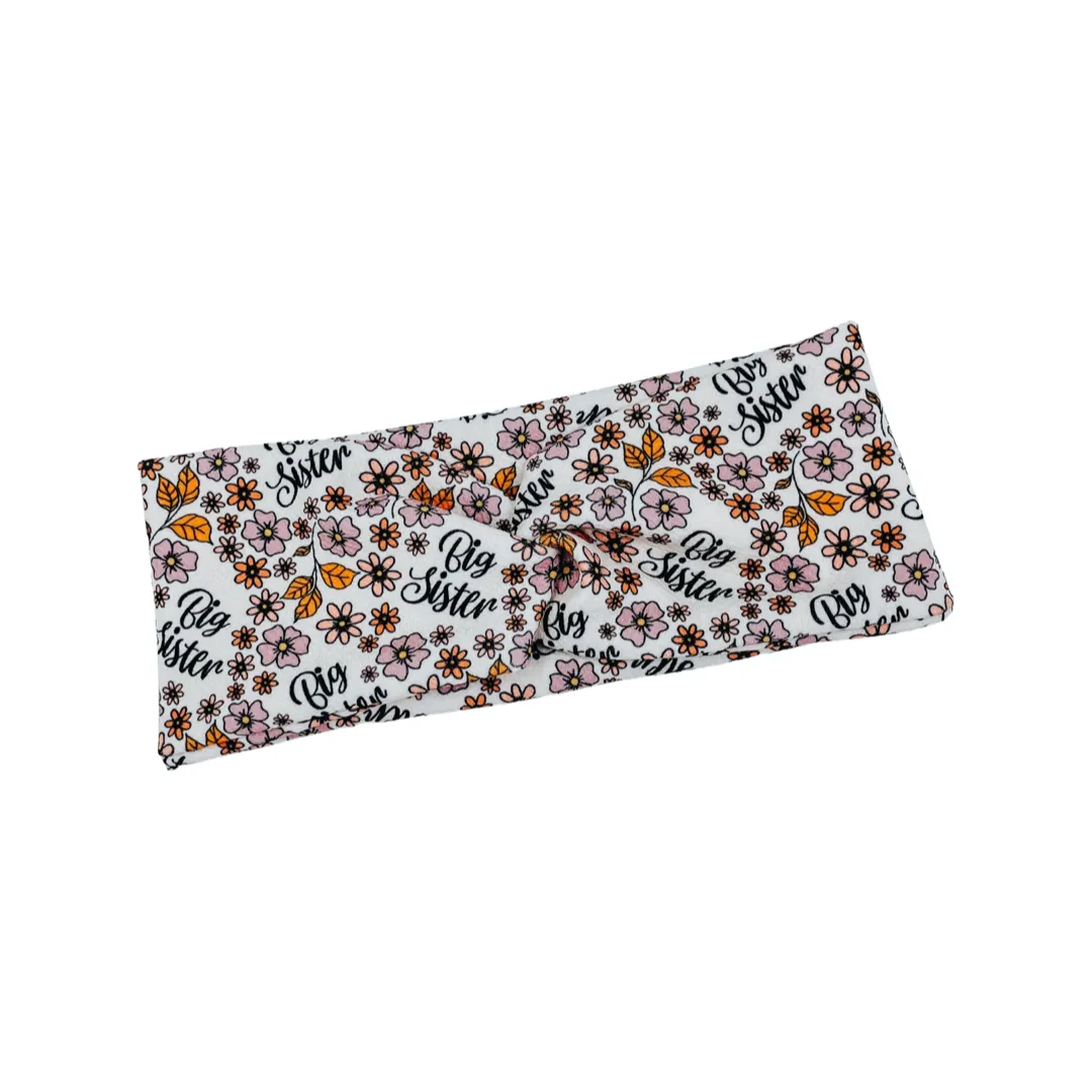 Small Heirloom Floral Twistbands
