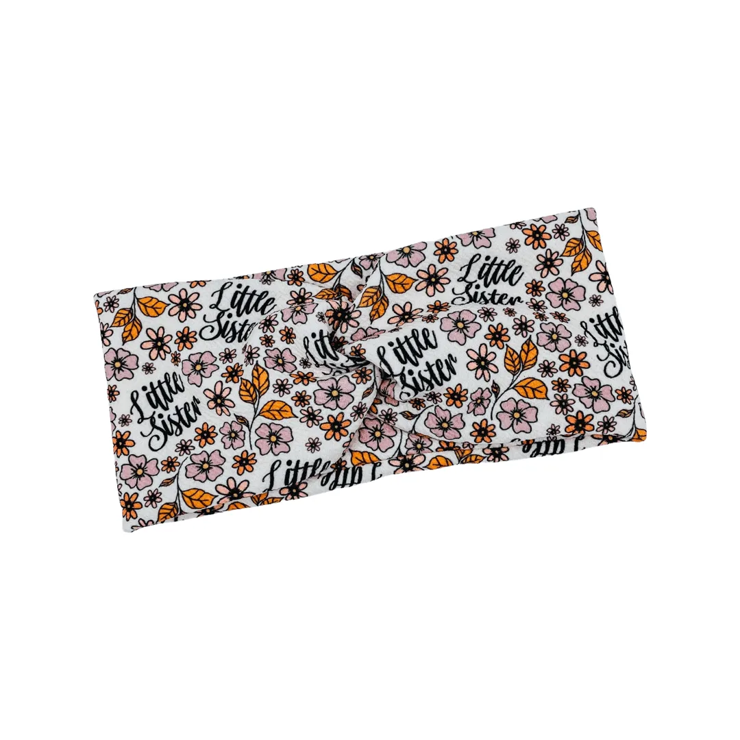 Small Heirloom Floral Twistbands