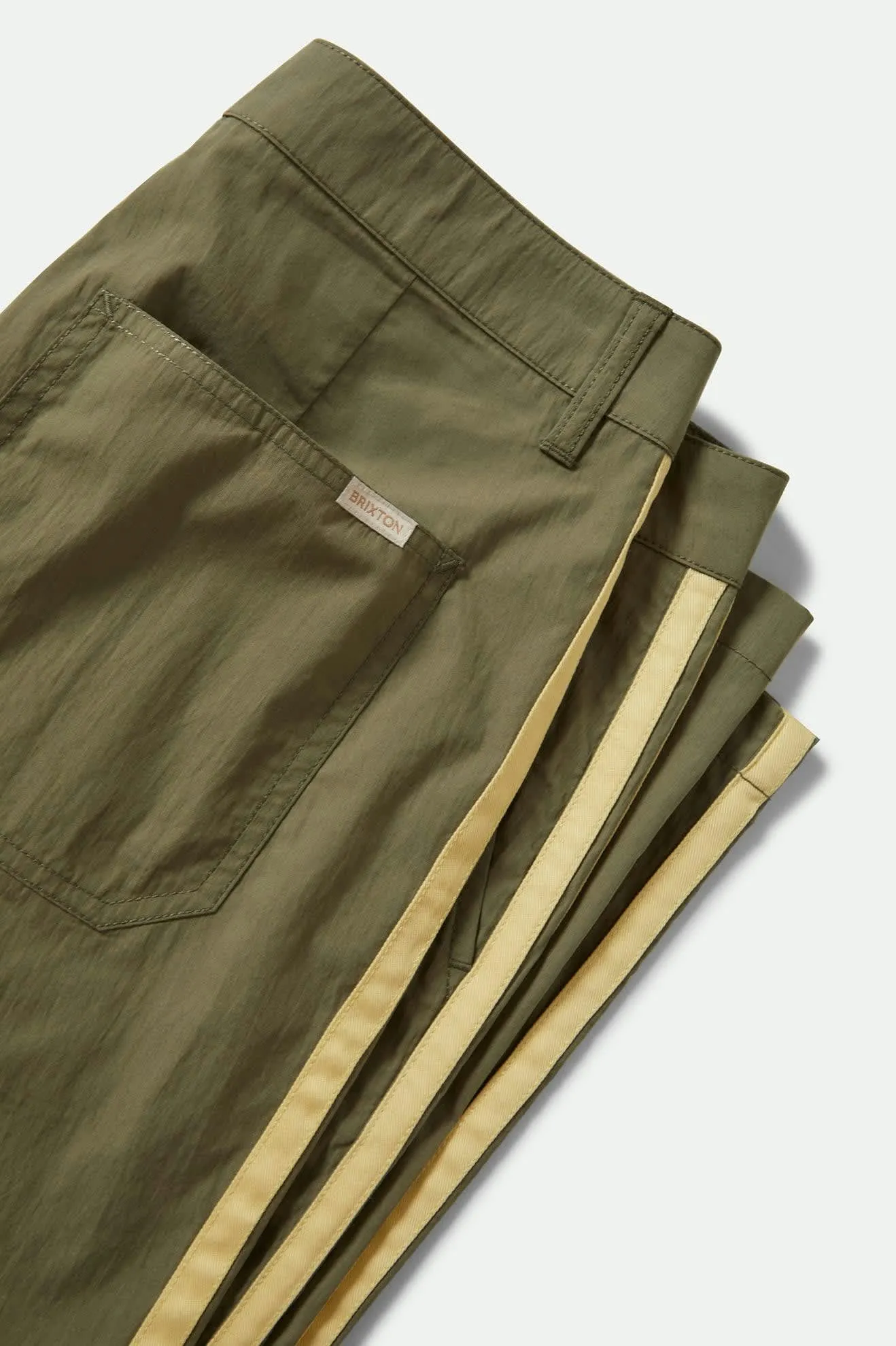 The Jane Lightweight Wide Leg Pant - Olive Surplus