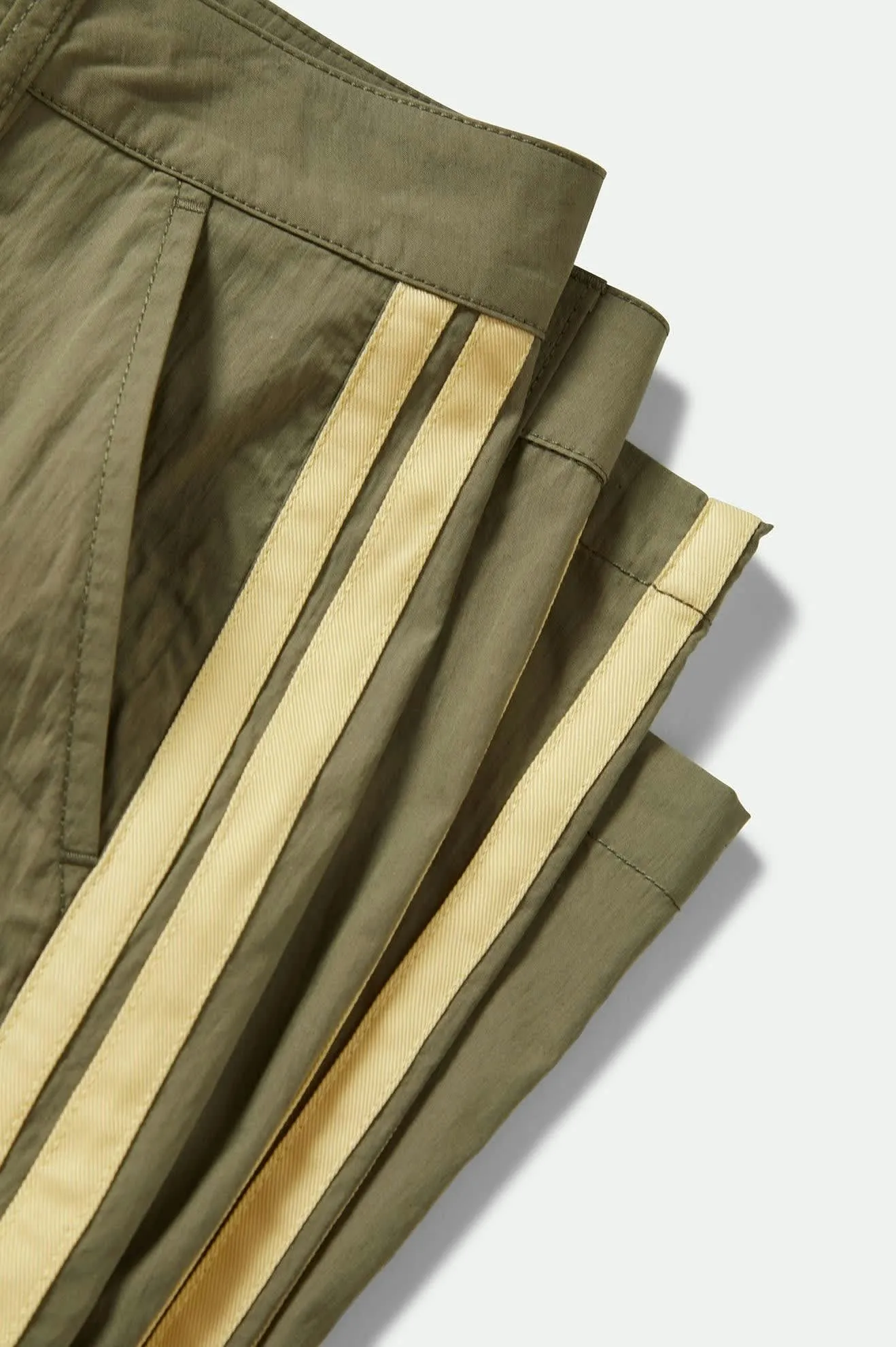 The Jane Lightweight Wide Leg Pant - Olive Surplus
