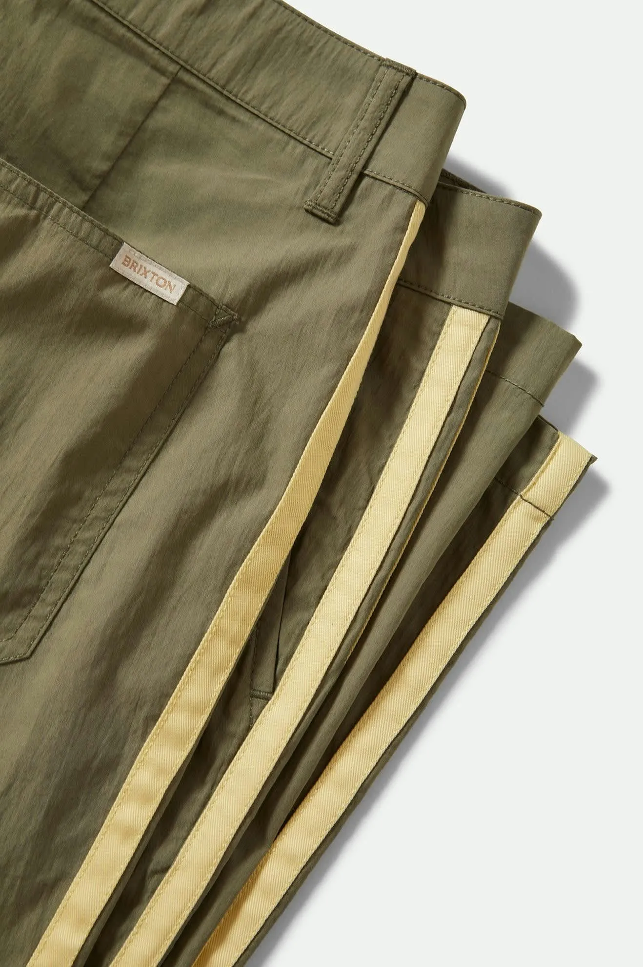 The Jane Lightweight Wide Leg Pant - Olive Surplus