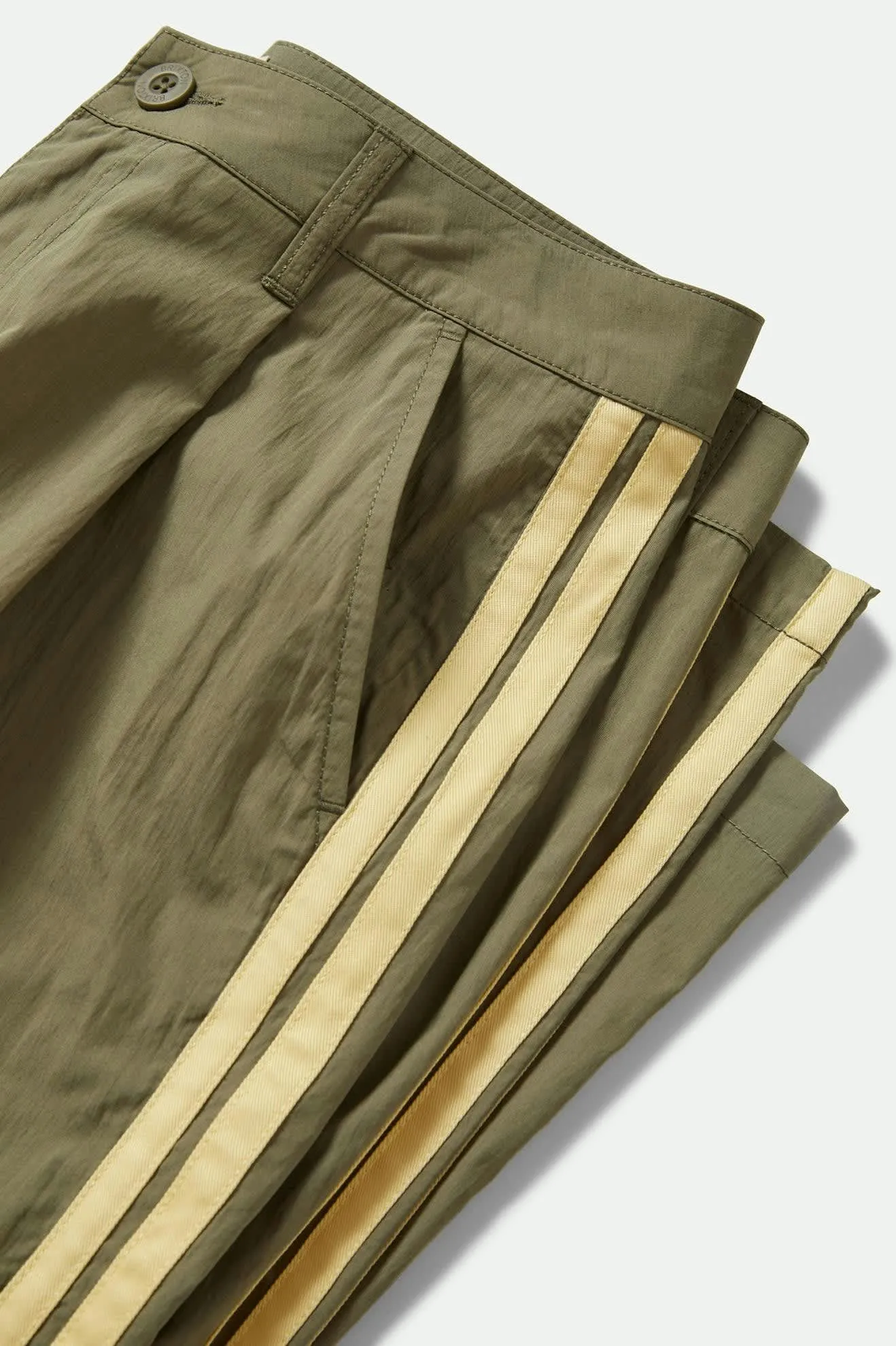 The Jane Lightweight Wide Leg Pant - Olive Surplus