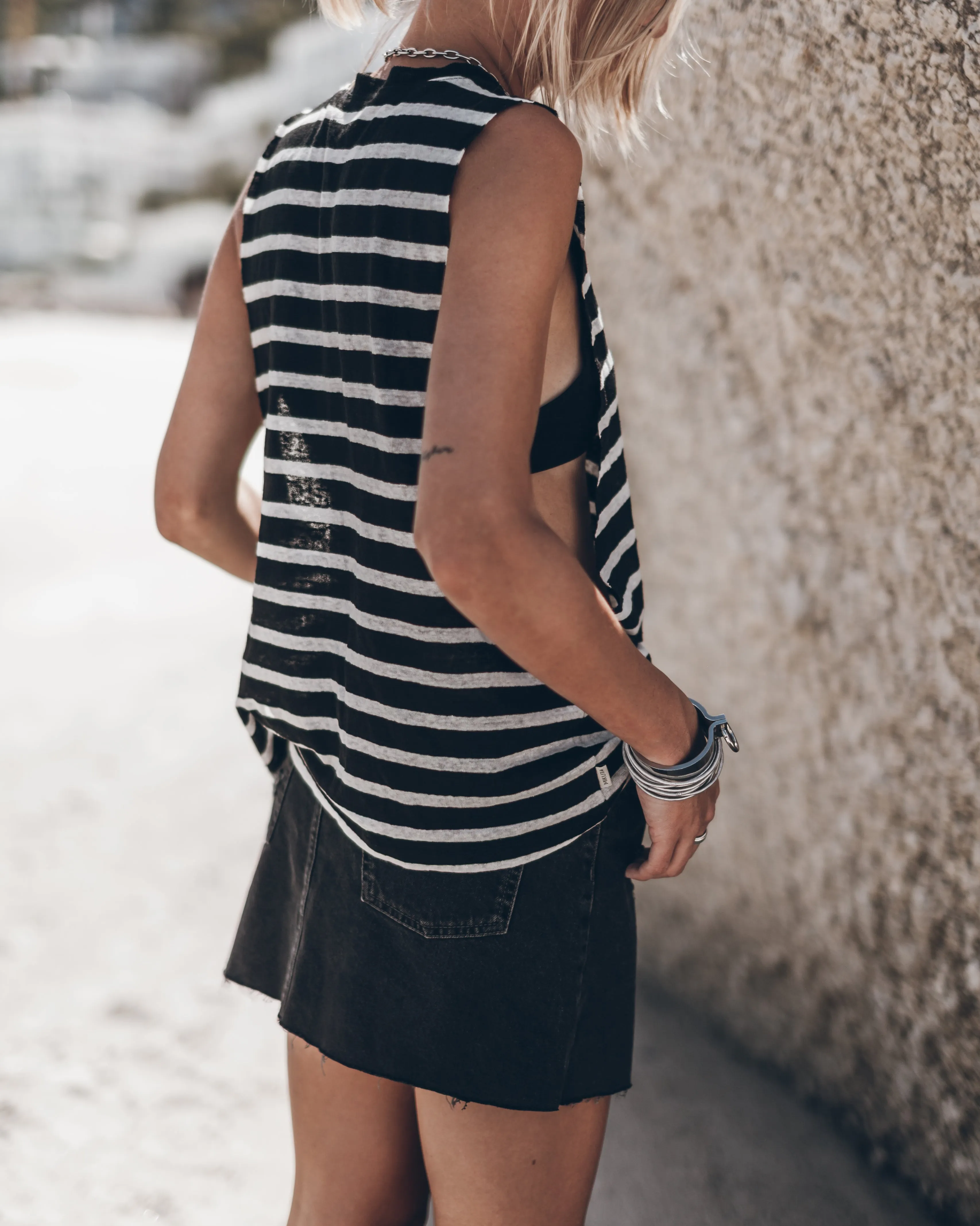 The Striped Oversized Tank Top