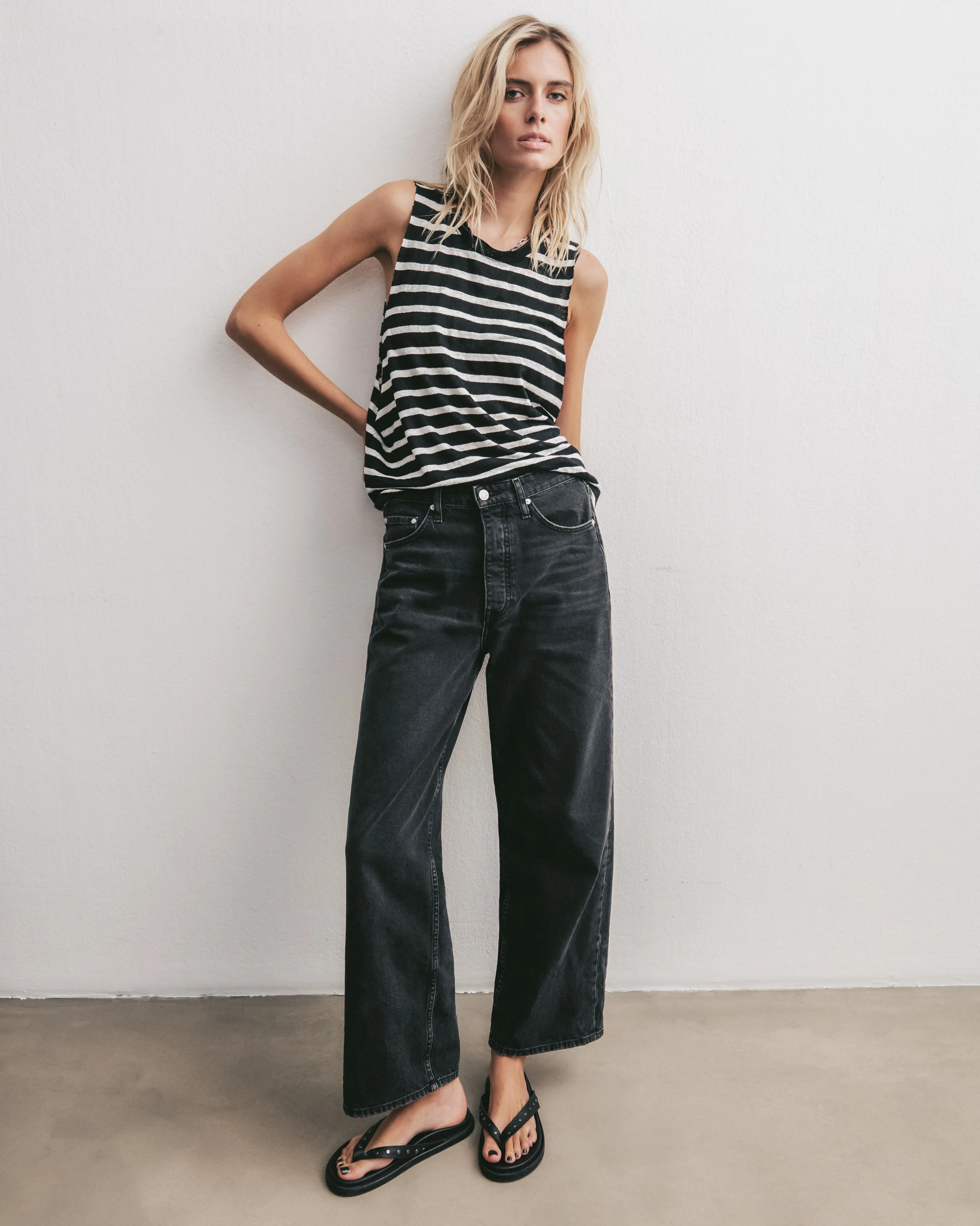 The Striped Oversized Tank Top