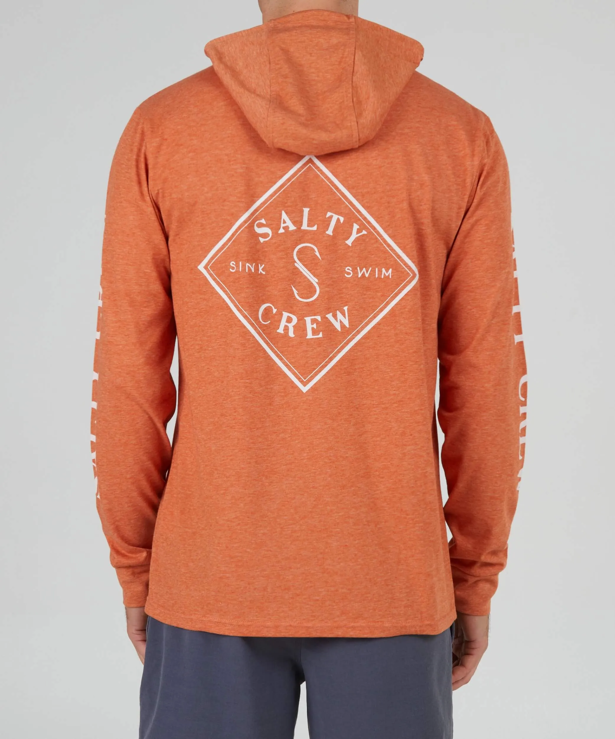 Tippet Pocket Hood Tech Tee - Rust