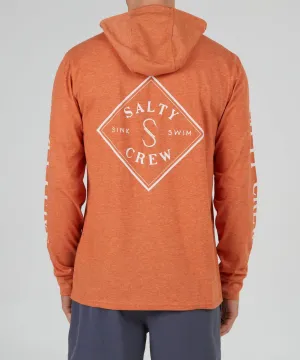 Tippet Pocket Hood Tech Tee - Rust