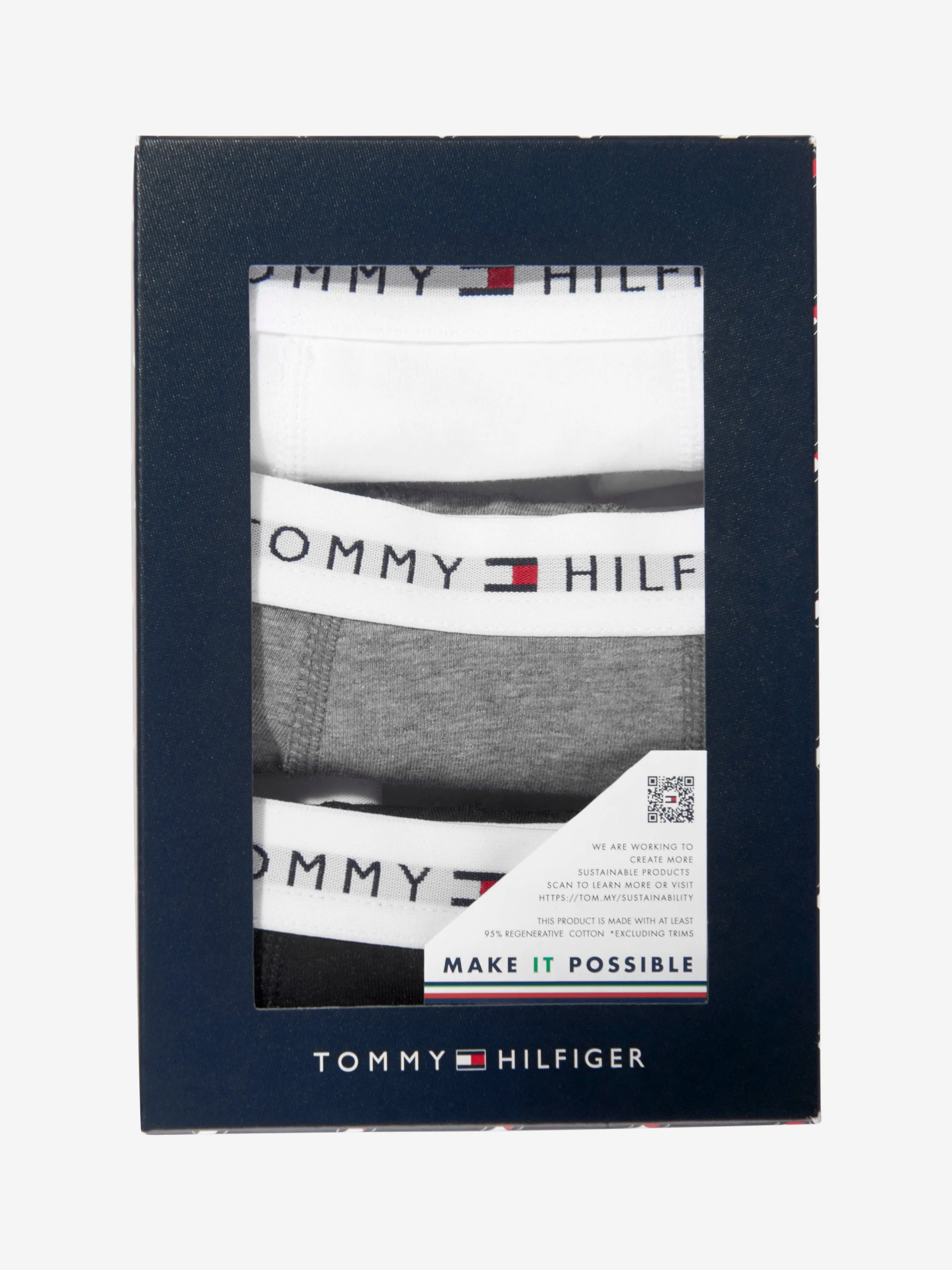 Tommy Hilfiger Boys 3 Pack Boxer Shorts Set in Multicolour