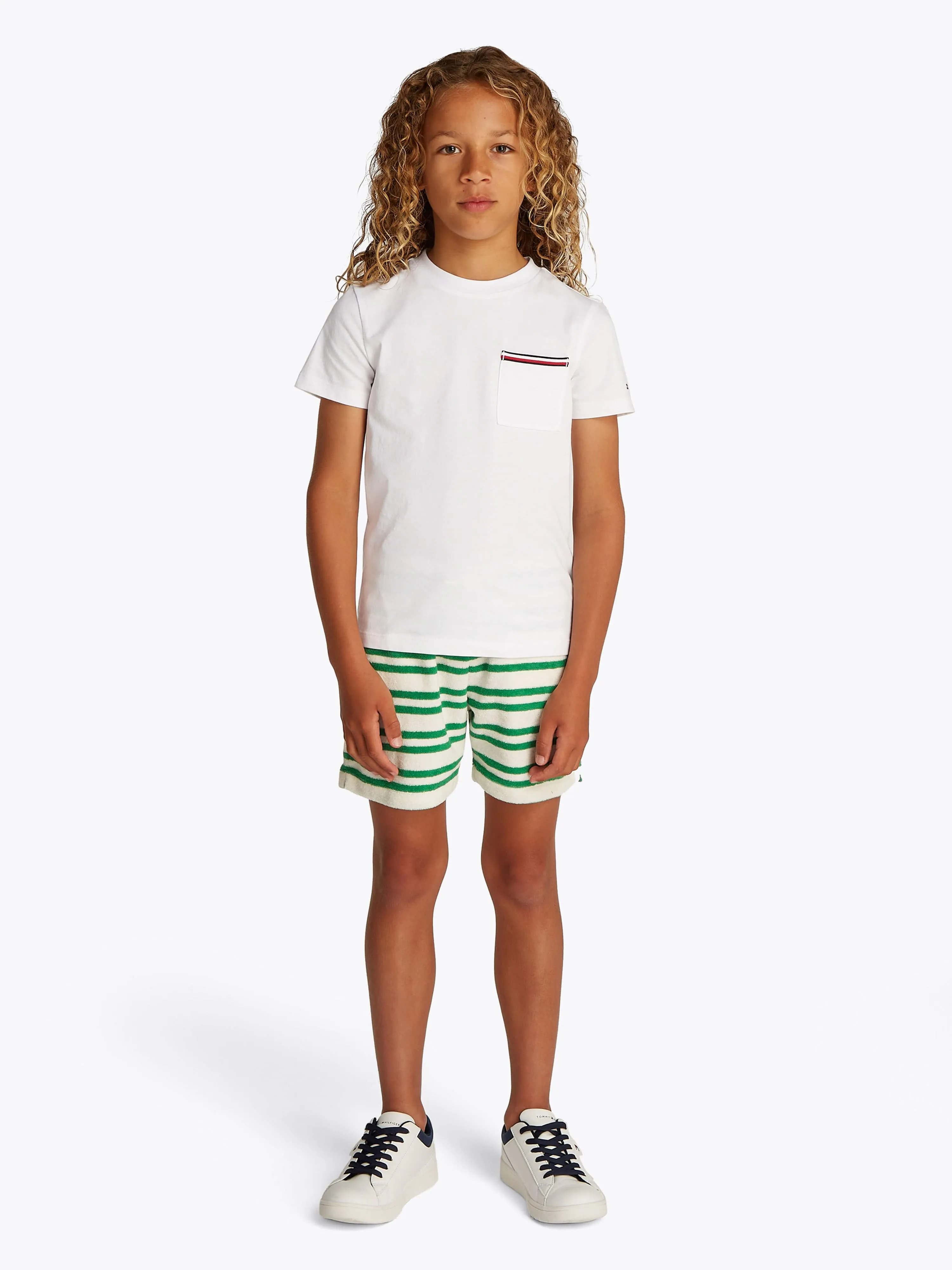 Tommy Hilfiger Boys Pocket T-Shirt in White