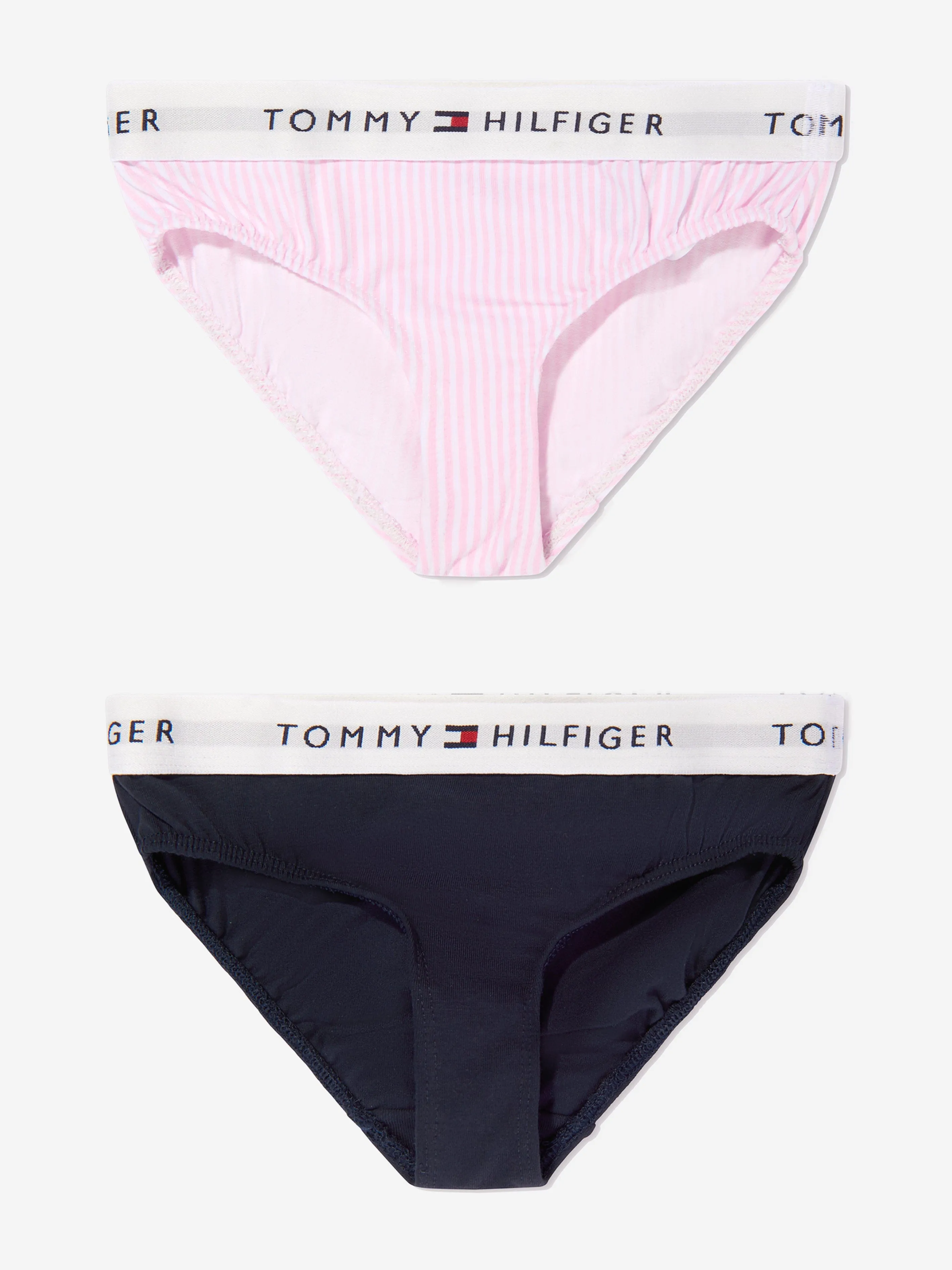 Tommy Hilfiger Girls 2 Pack Bikini Knickers Set in Multicolour