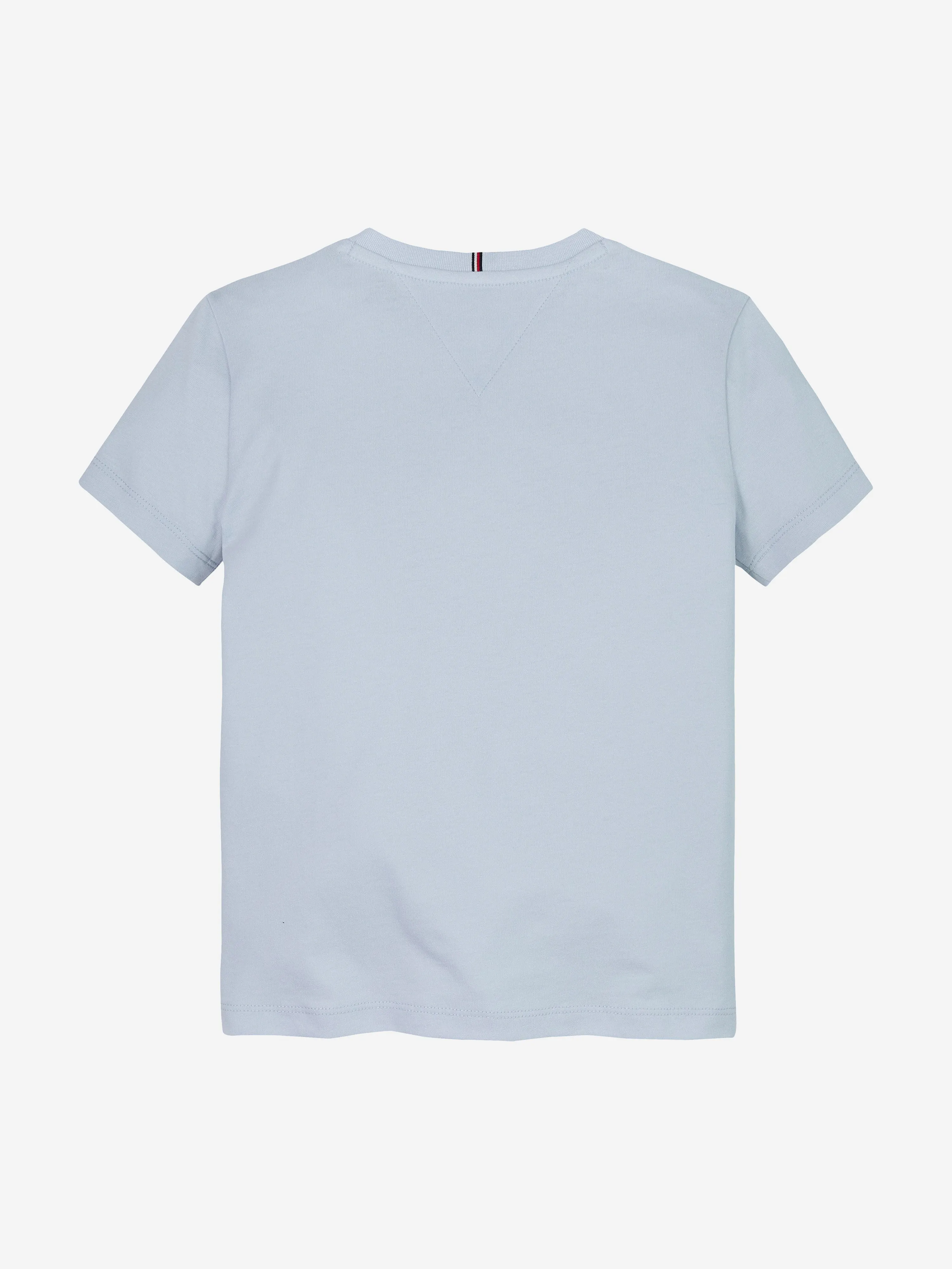 Tommy Hilfiger Girls Script Logo T-Shirt in Blue