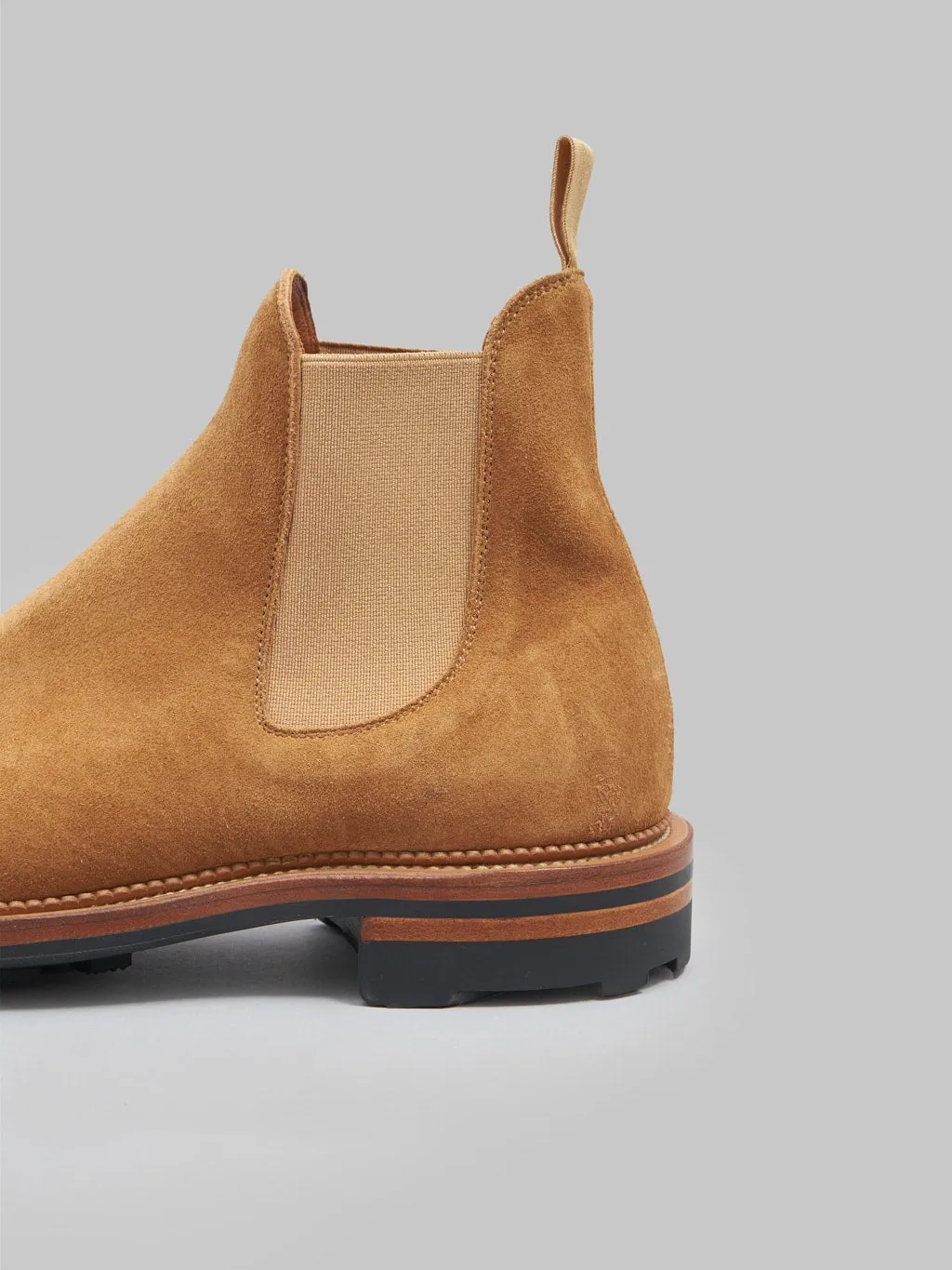 Viberg Chelsea Boot Anise Janus Calf Suede