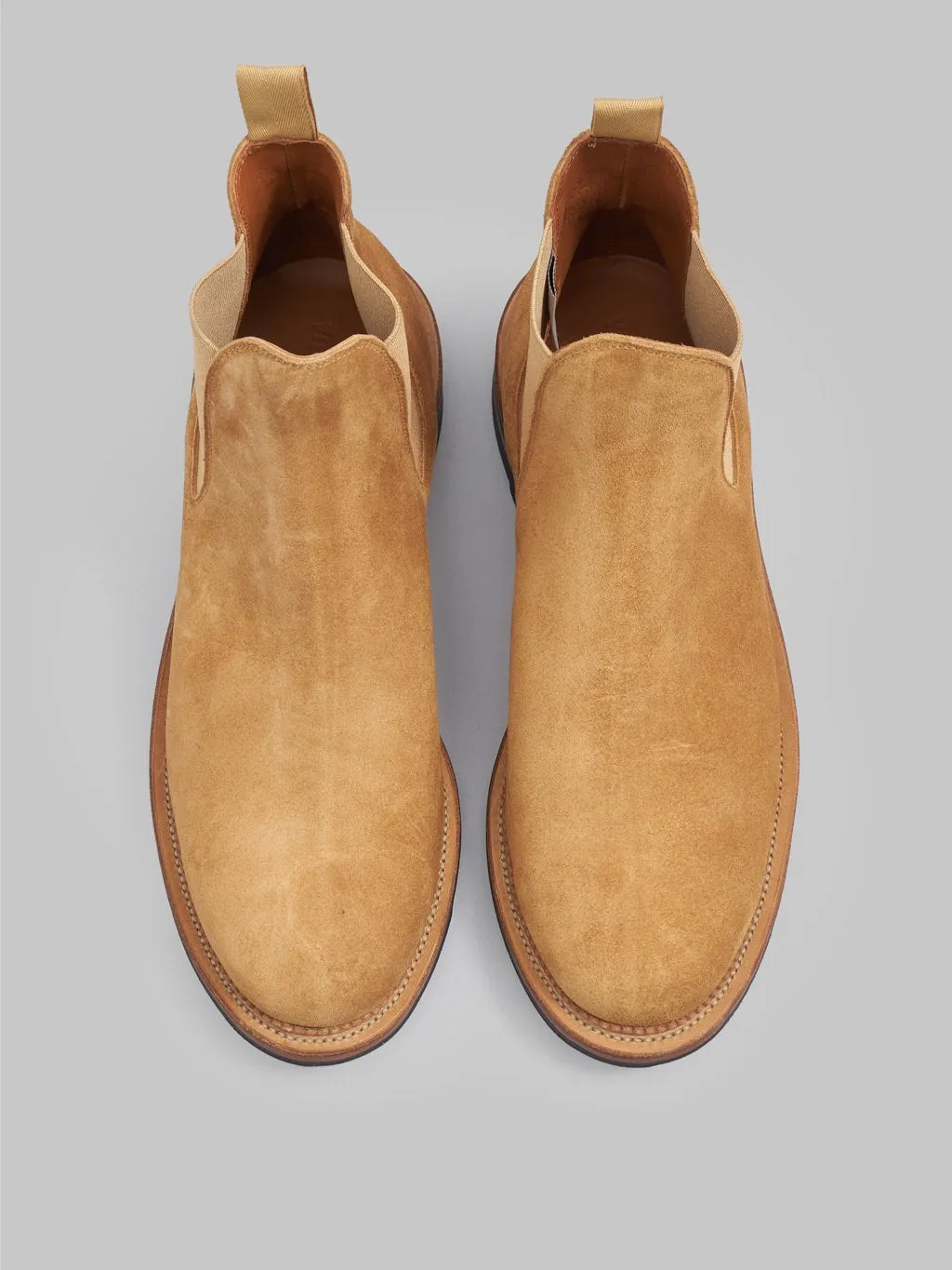 Viberg Chelsea Boot Anise Janus Calf Suede