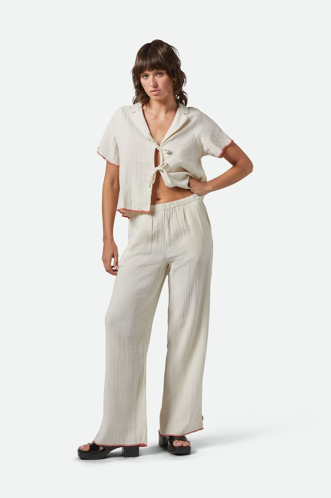 Wandering Hudson Lounge Pant - Off White