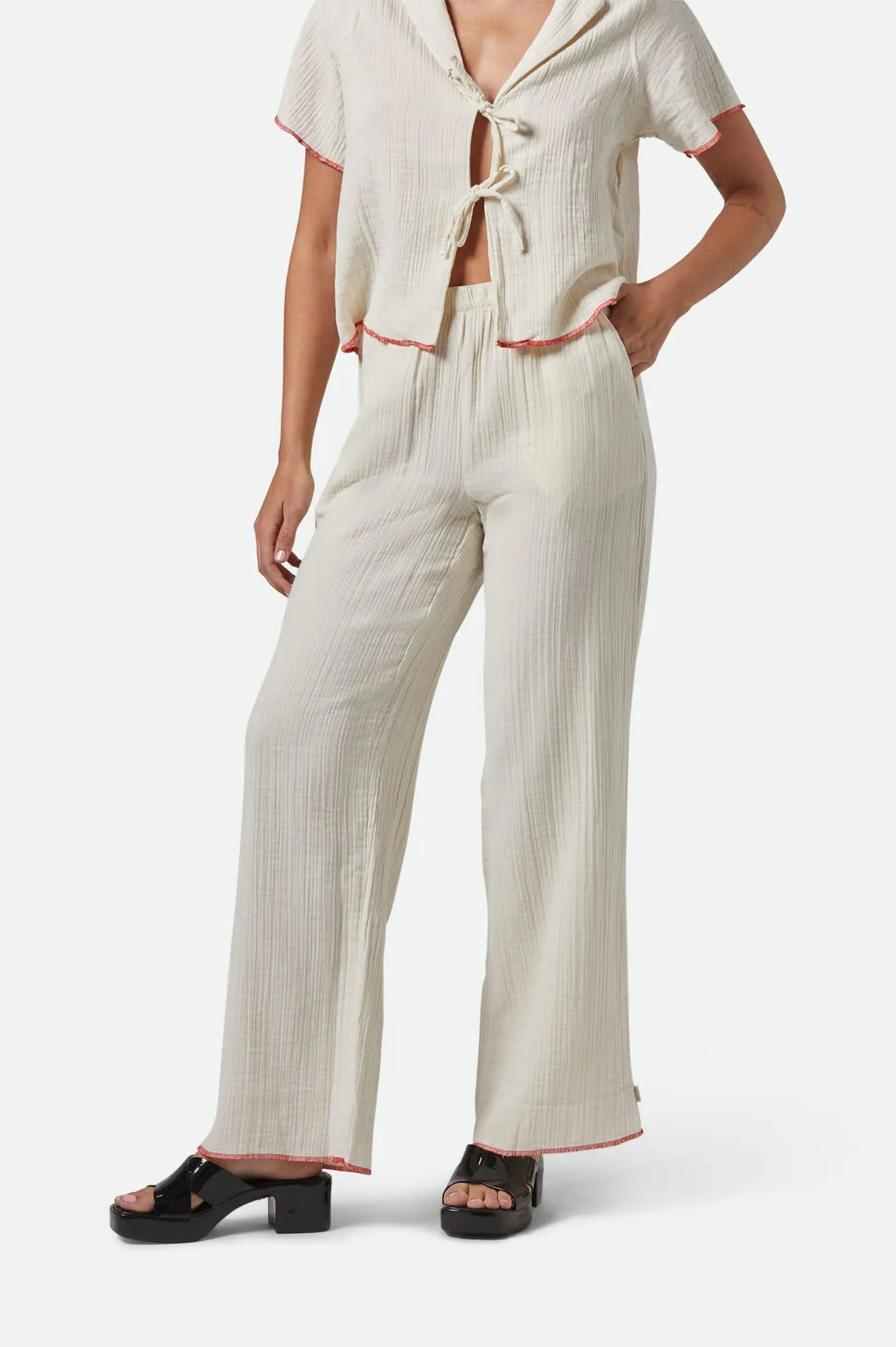 Wandering Hudson Lounge Pant - Off White