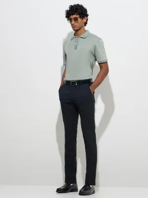WES Formals Sage Slim-Fit Cotton Polo T-Shirt