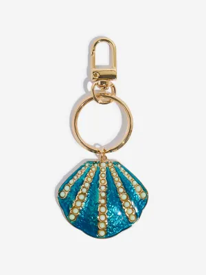 Westside Blue Seashell Bag Charm