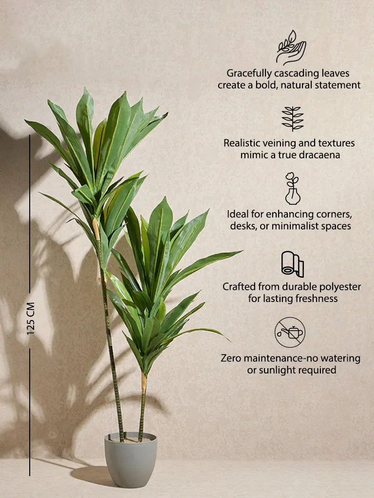 Westside Home Green Artificial Dracaena Plant