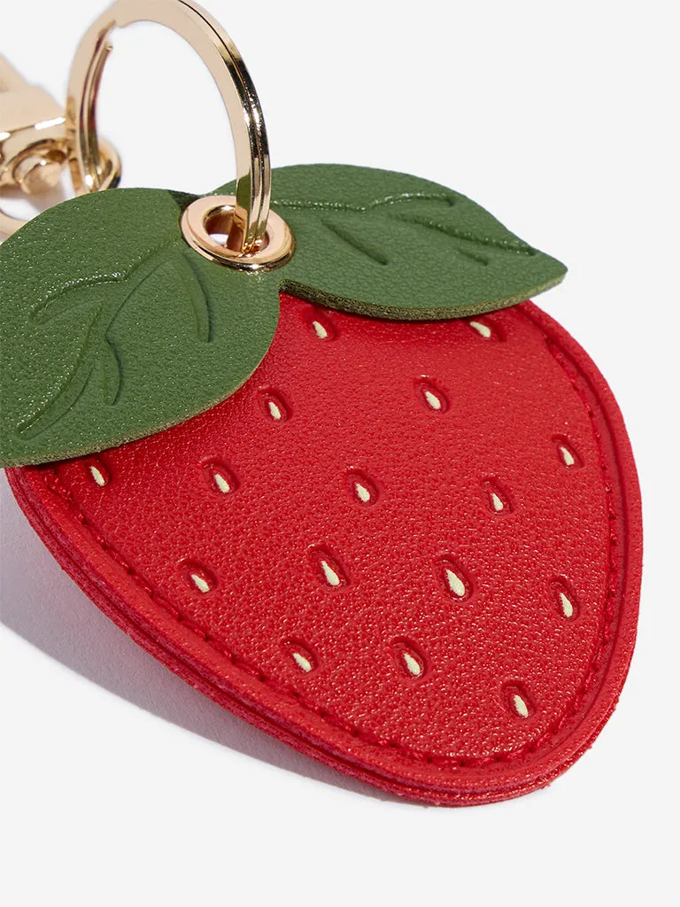 Westside Red Strawberry Bag Charm