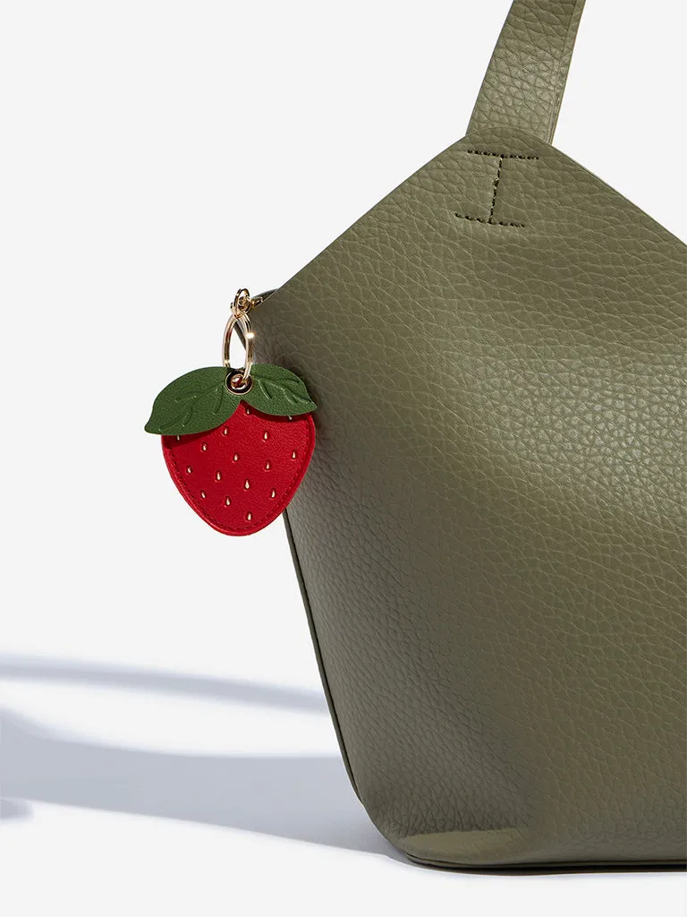 Westside Red Strawberry Bag Charm
