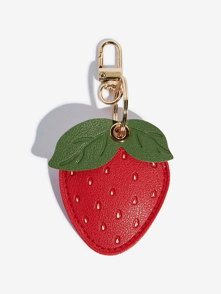 Westside Red Strawberry Bag Charm