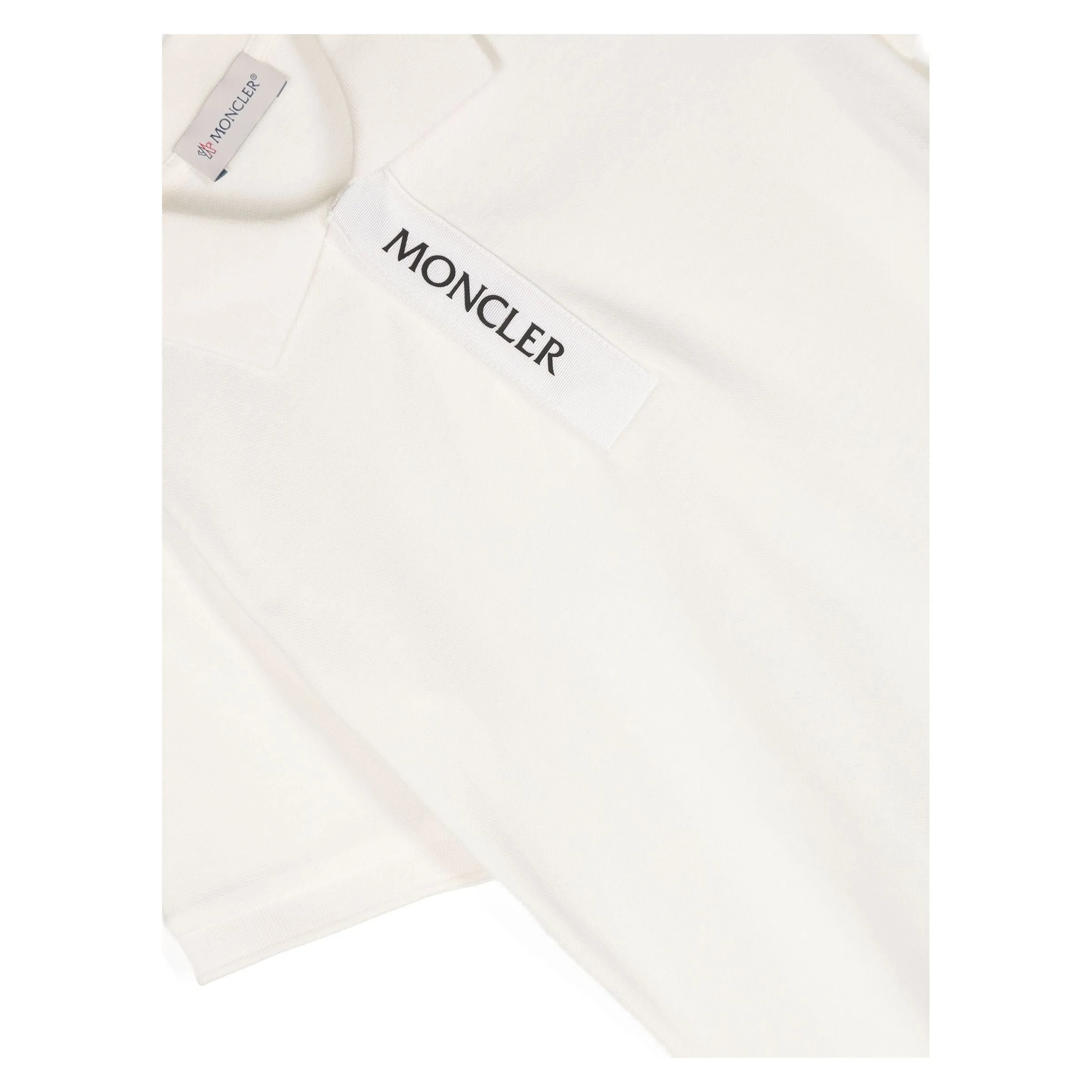 White Logo Polo