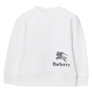 White Logo Sweatshirt