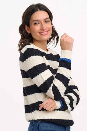 Wilhelmina Jumper - Monochrome. Classic Stripe