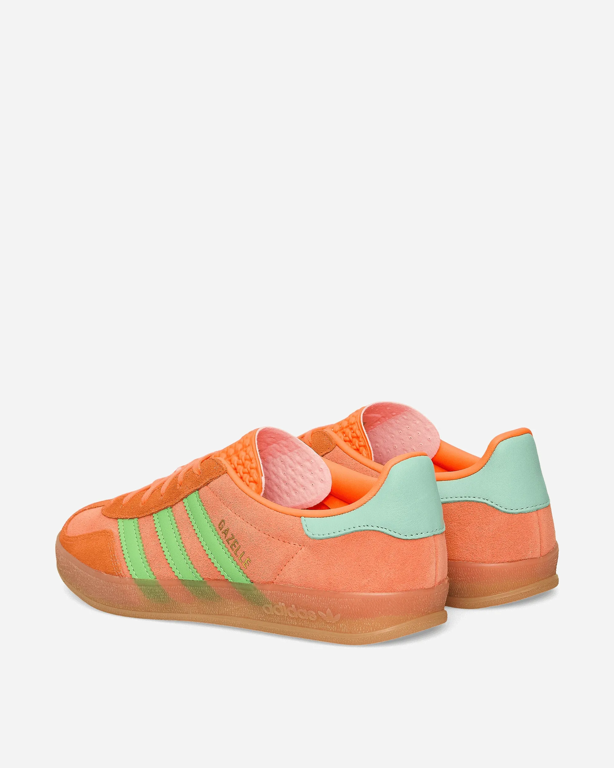 Women's Gazelle Indoor Sneakers Clear Mint / Solar Orange / Solar Green