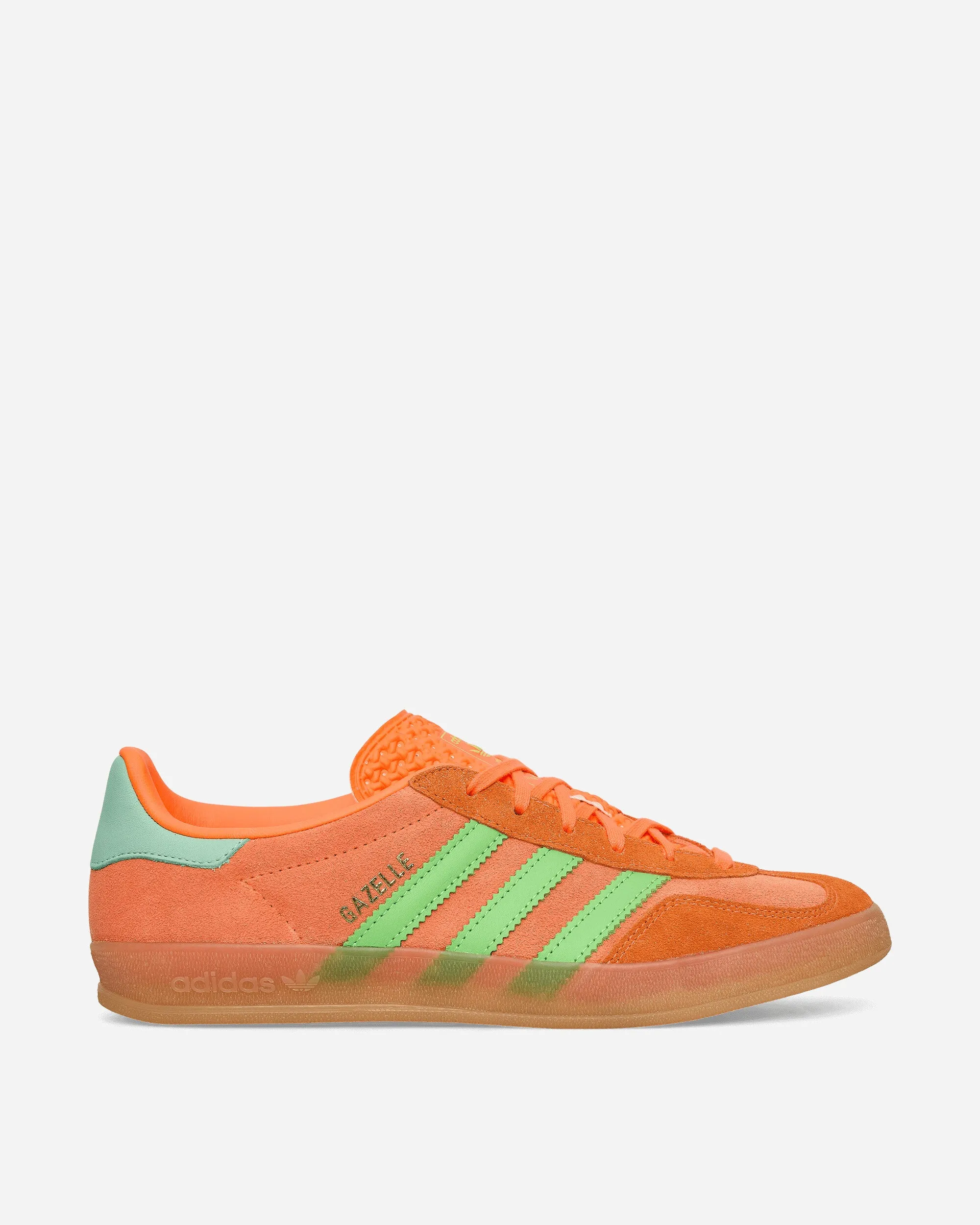 Women's Gazelle Indoor Sneakers Clear Mint / Solar Orange / Solar Green